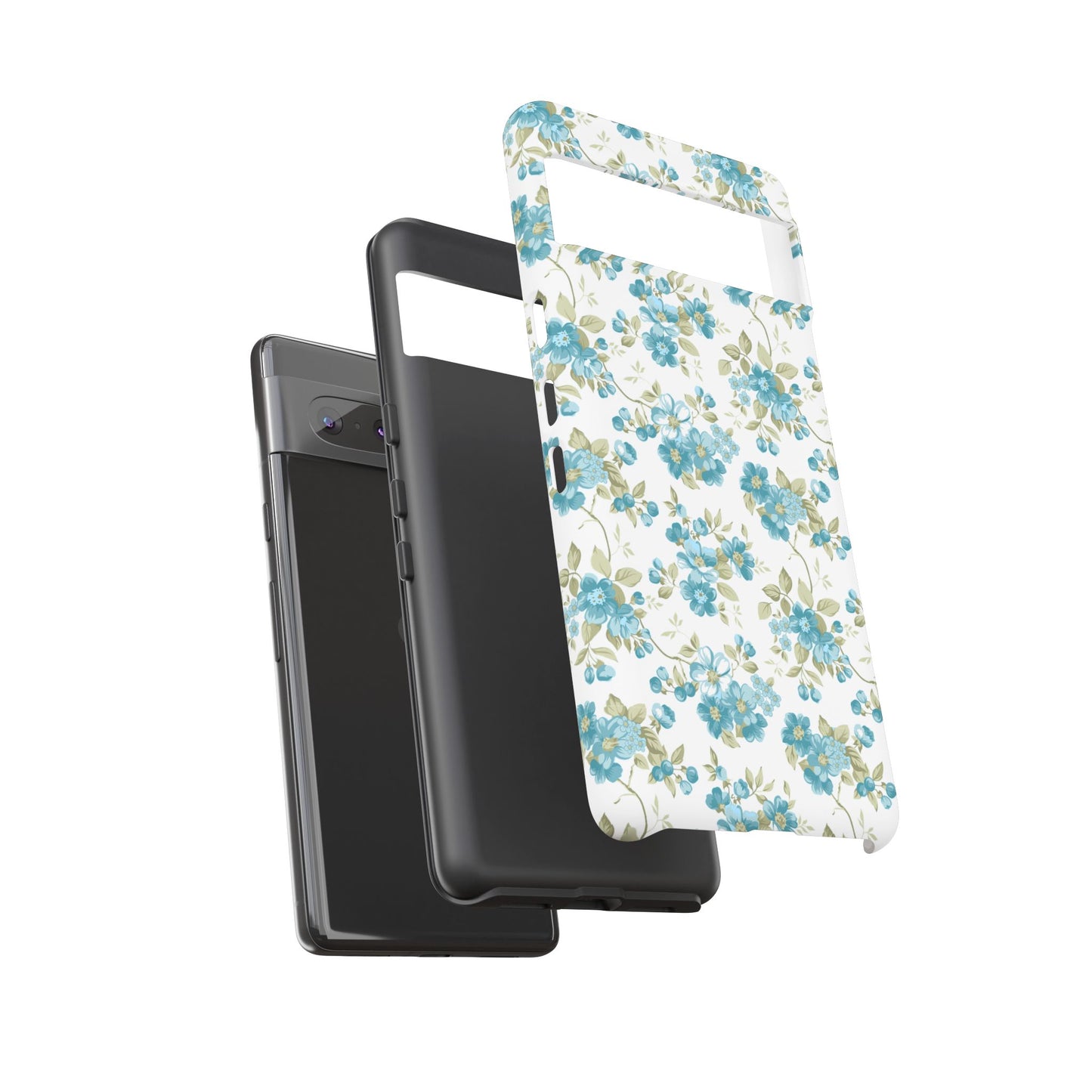 Floral Phone Case - Tough Cases, Durable Phone Cover, Cute Floral Design, Gift for Her, Trendy Phone Accessory, Spring Style
