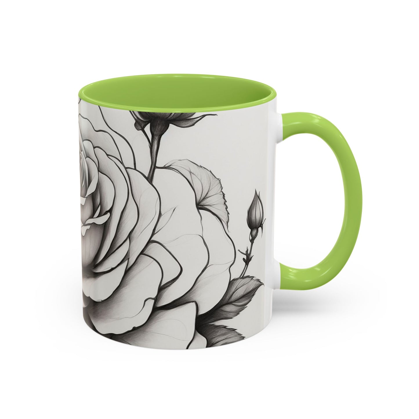 Elegant Floral Coffee Mug - Perfect Gift for Flower Lovers, Mother's Day, Birthdays, Home Decor, Office Use