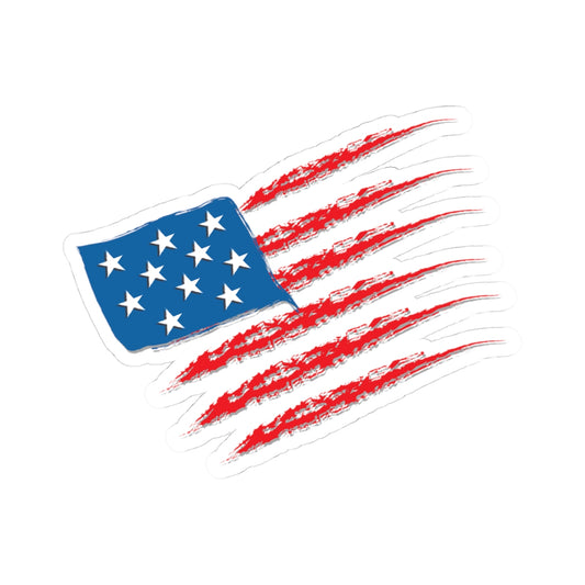 Patriotic Kiss-Cut Stickers, American Flag Decals
