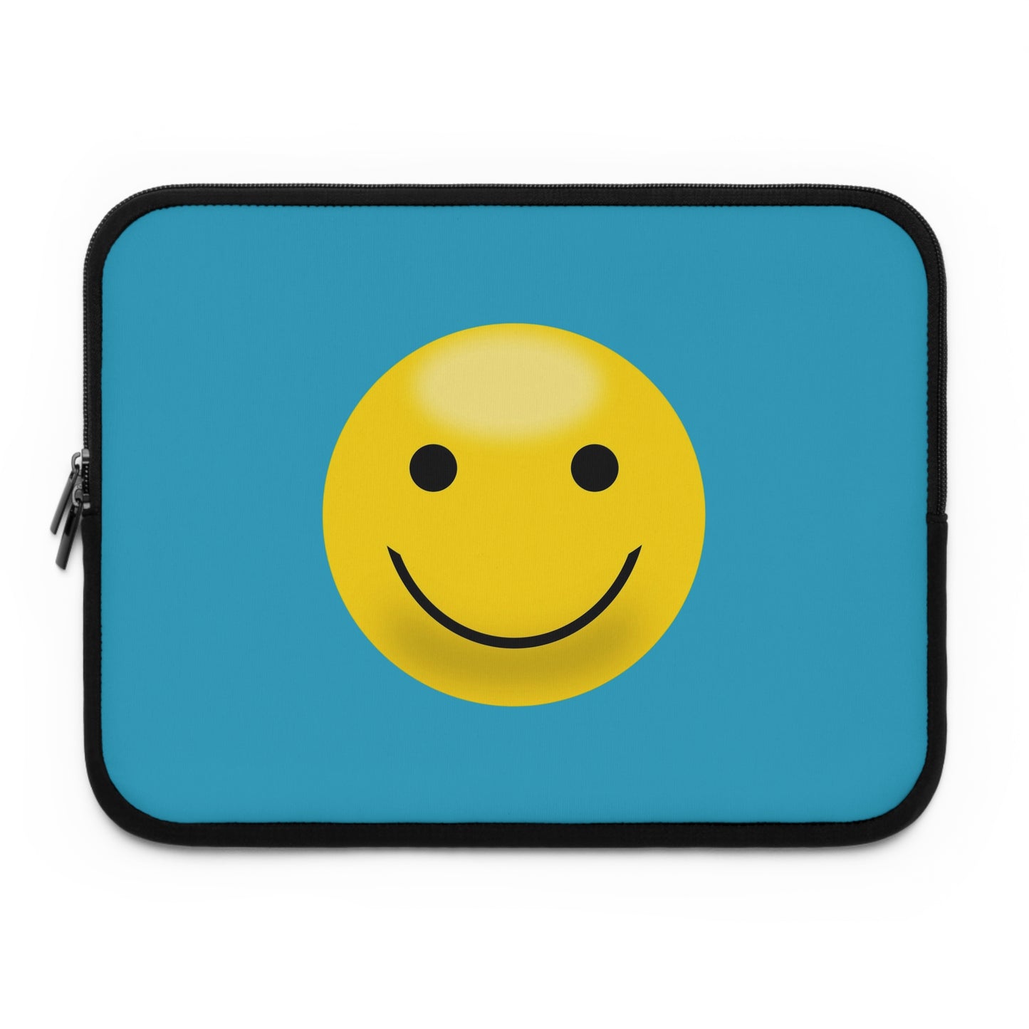 Smiley Face Laptop Sleeve | Cute Laptop Case, Tech Accessory, Gift for Students, Personalized Tech Sleeve, Vibrant Laptop Cover