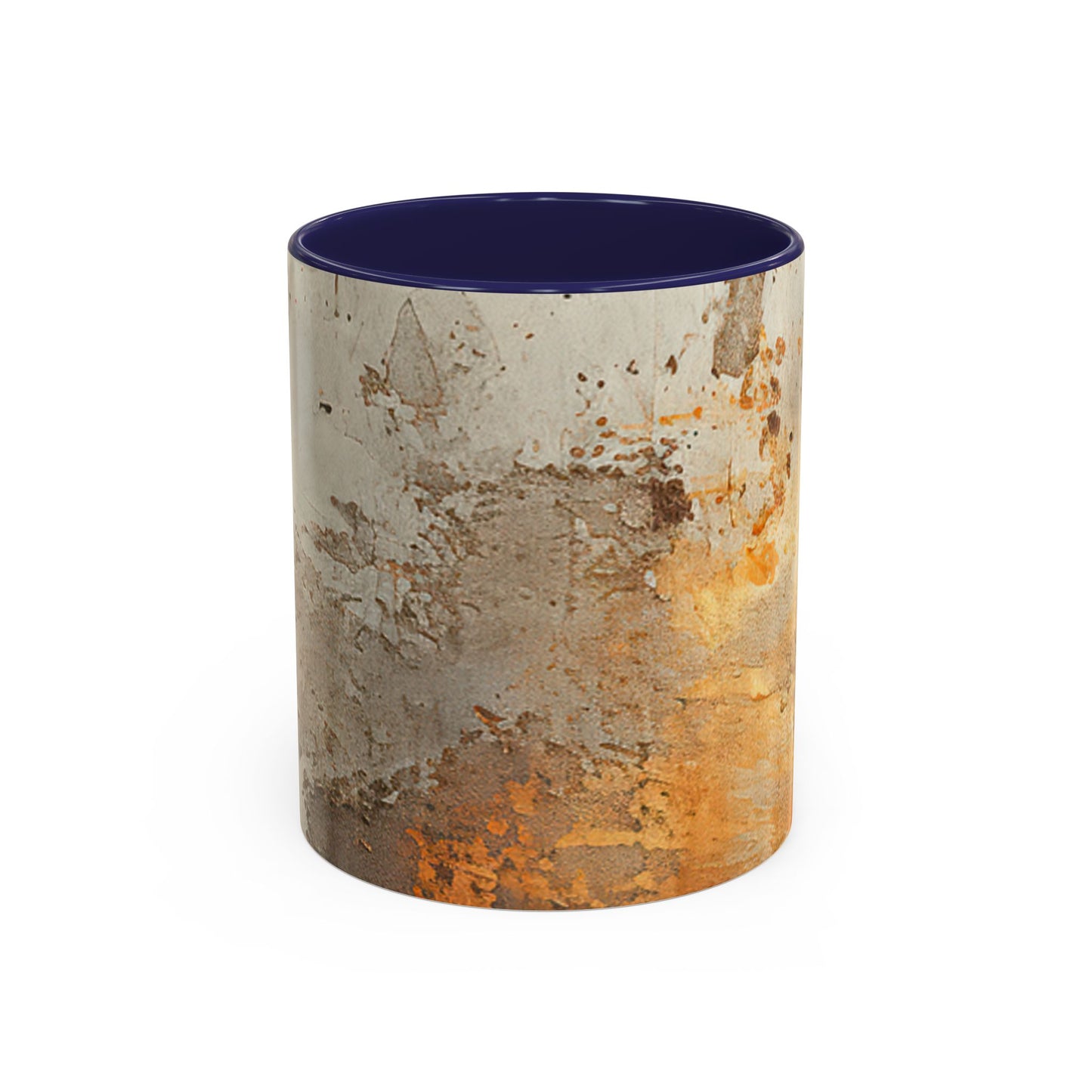 Rustic Accent Coffee Mug, Unique Artistic Mug
