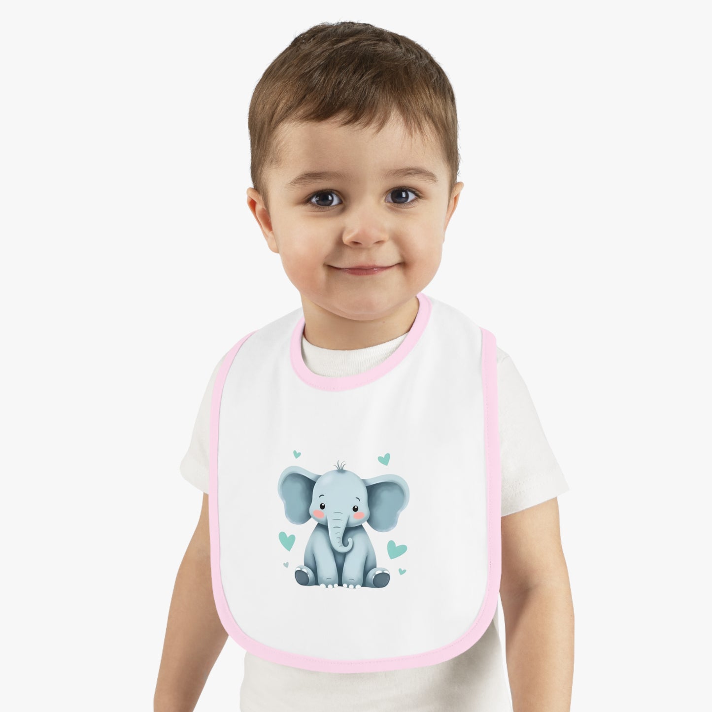 Cute Elephant Baby Bib - Adorable Infant Feeding Accessory, Perfect Baby Shower Gift, Toddler Bib, Newborn Essential, Eco-Friendly Babywear