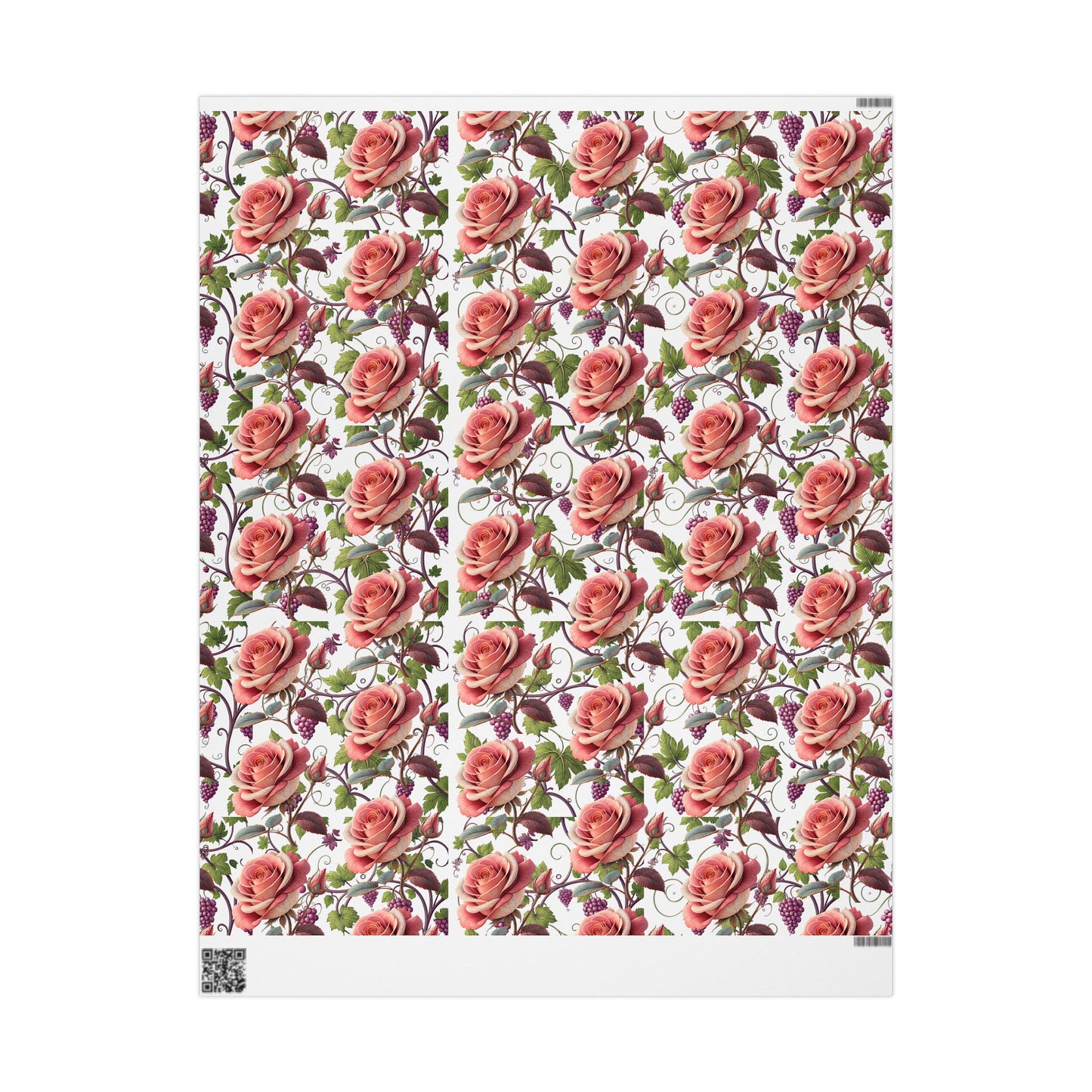 Floral Gift Wraps - Elegant Flower Wrapping Paper for Birthdays, Holidays, Weddings, Celebrations, Eco-friendly Gift Wraps