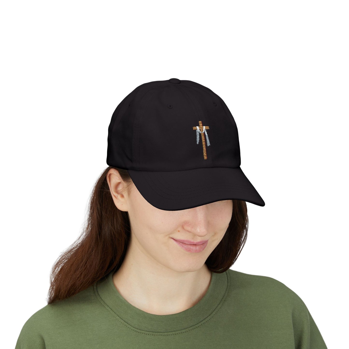 White Embroidered Classic Dad Cap - Casual Vintage Style, Perfect Gift for Father's Day, Summer Outings, Everyday Wear, Trendy Accessory