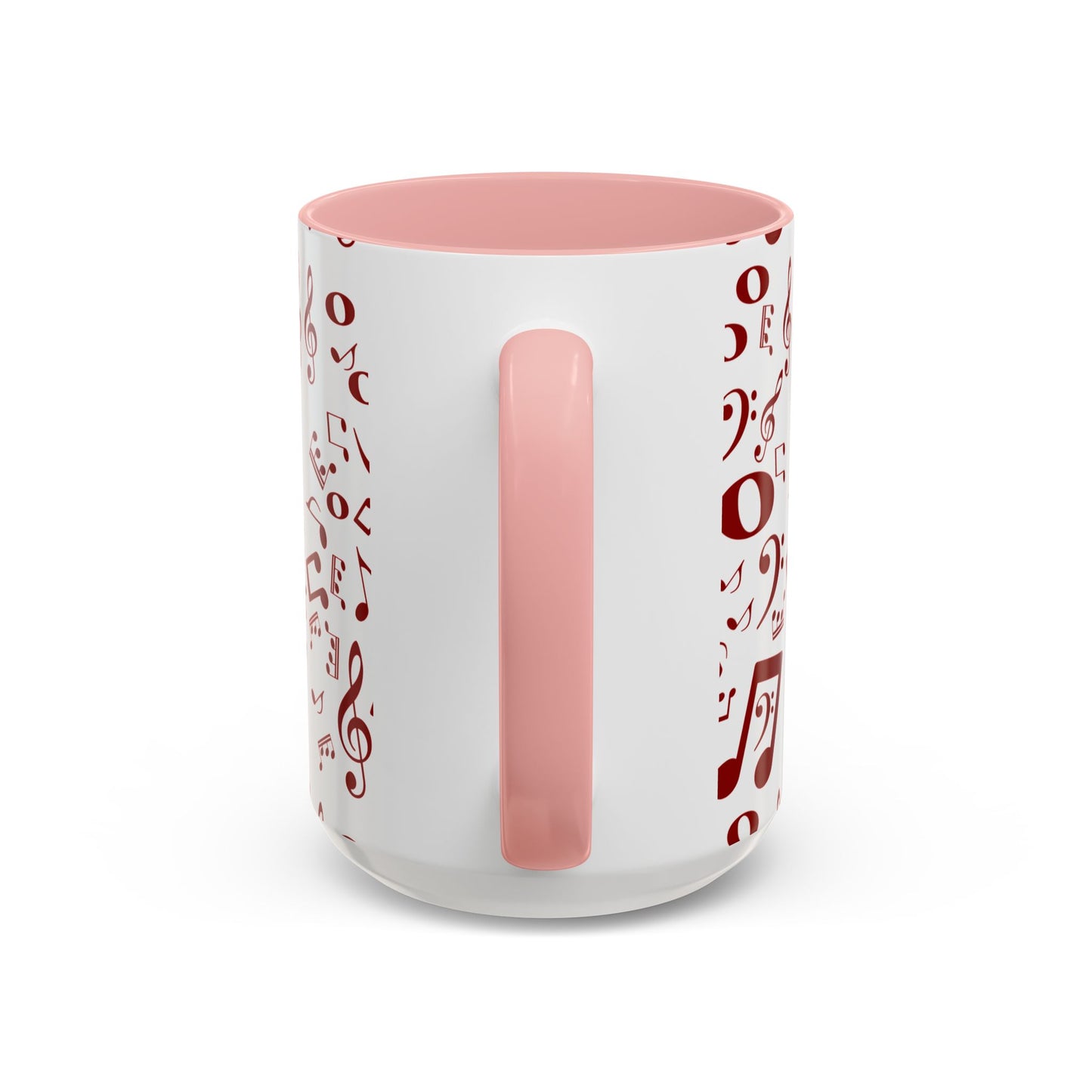 Accent Coffee Mug (11, 15oz) - Musical Notes