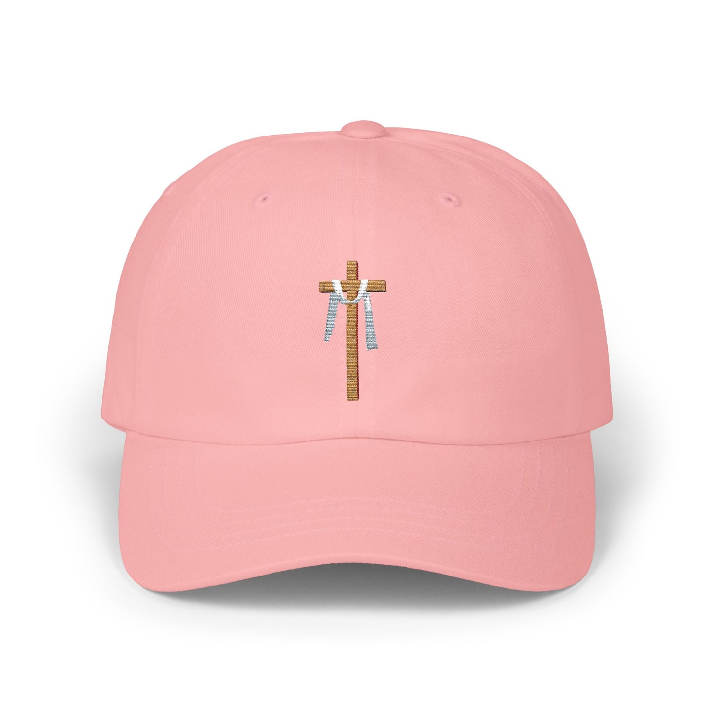 White Embroidered Classic Dad Cap - Casual Vintage Style, Perfect Gift for Father's Day, Summer Outings, Everyday Wear, Trendy Accessory