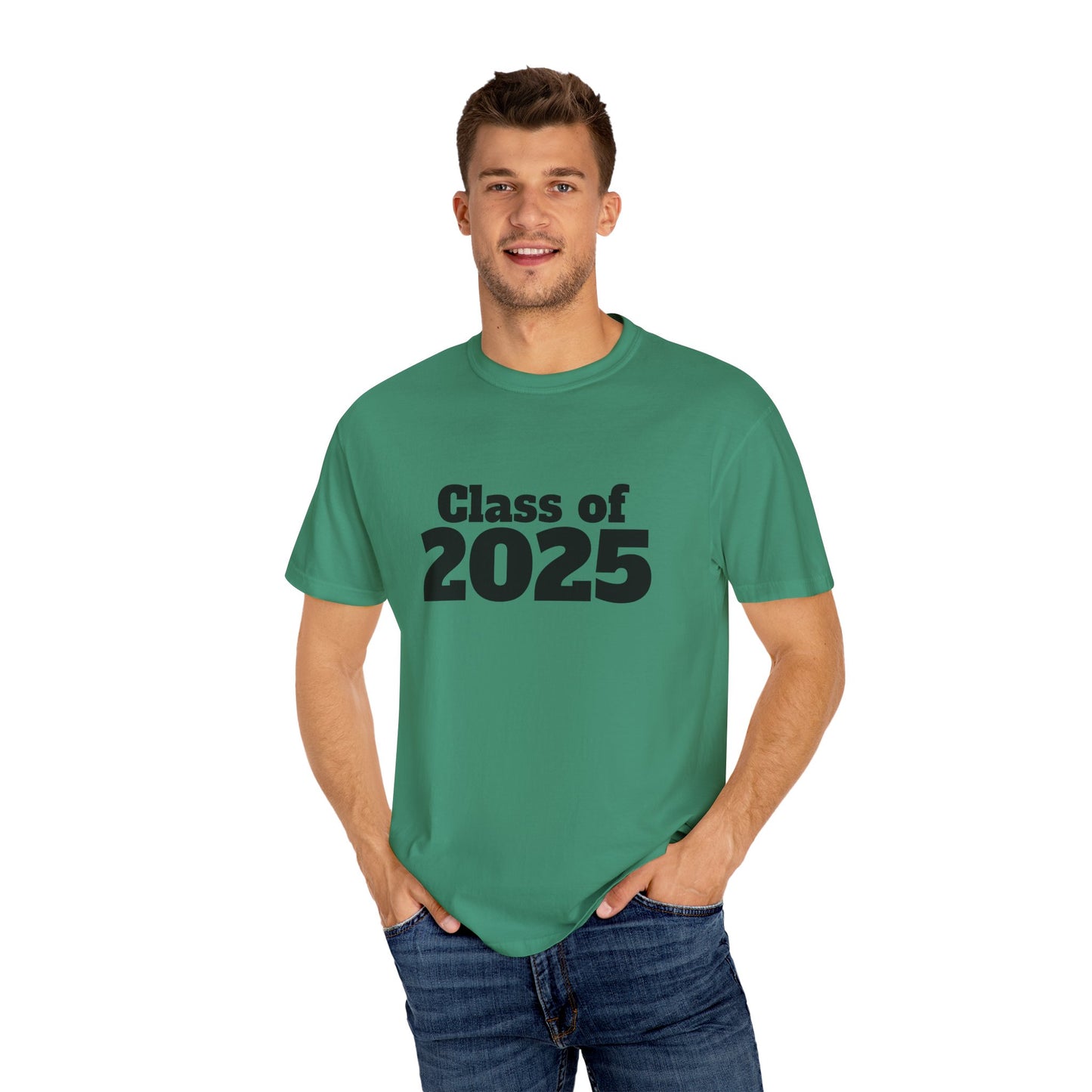Class of 2025 Unisex Garment-Dyed T-Shirt, Graduation Gift, Back to School Tee