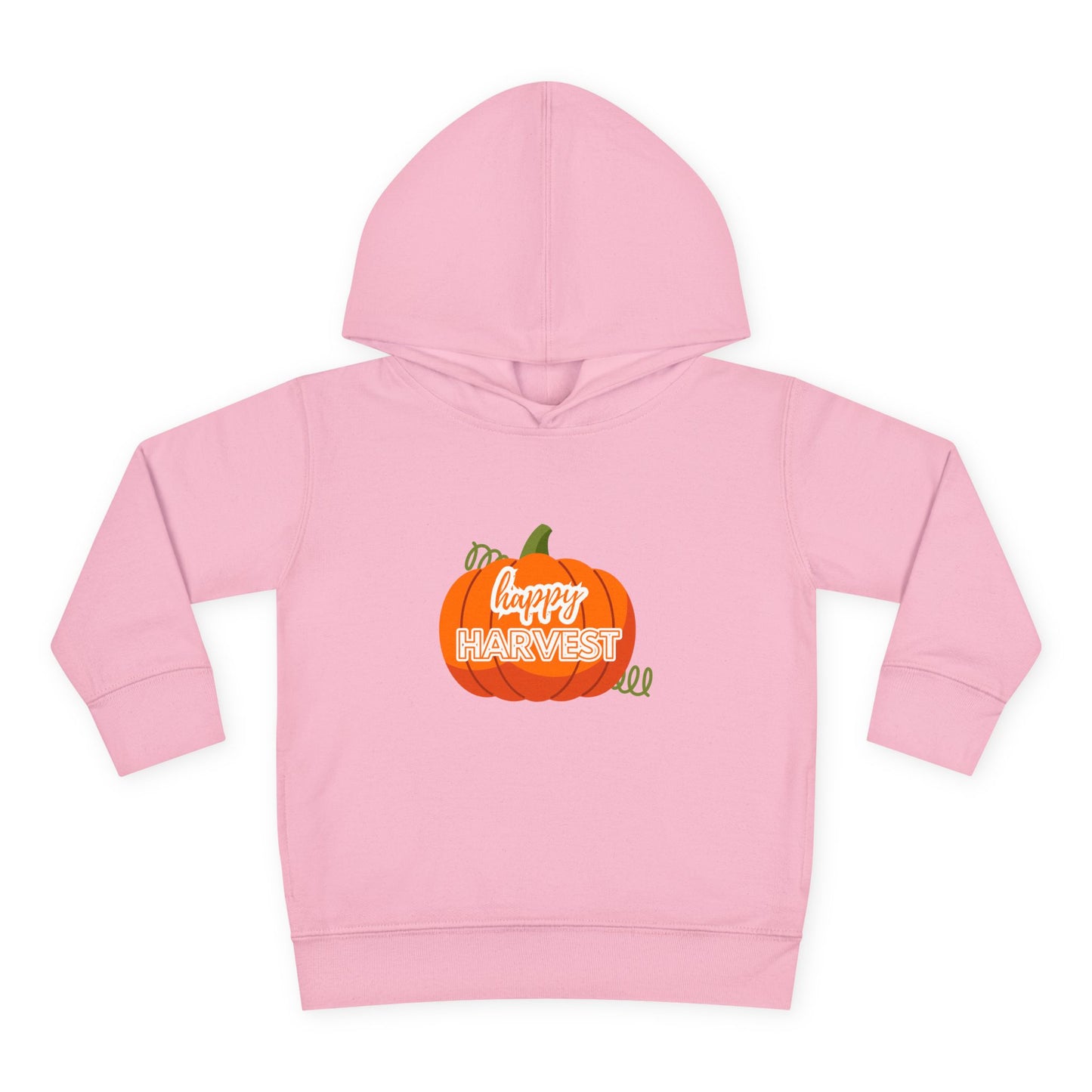 Toddler Happy Harvest Pullover Hoodie, Fall Kids Sweatshirt, Pumpkin Hoodie, Thanksgiving Gift, Cozy Autumn Wear