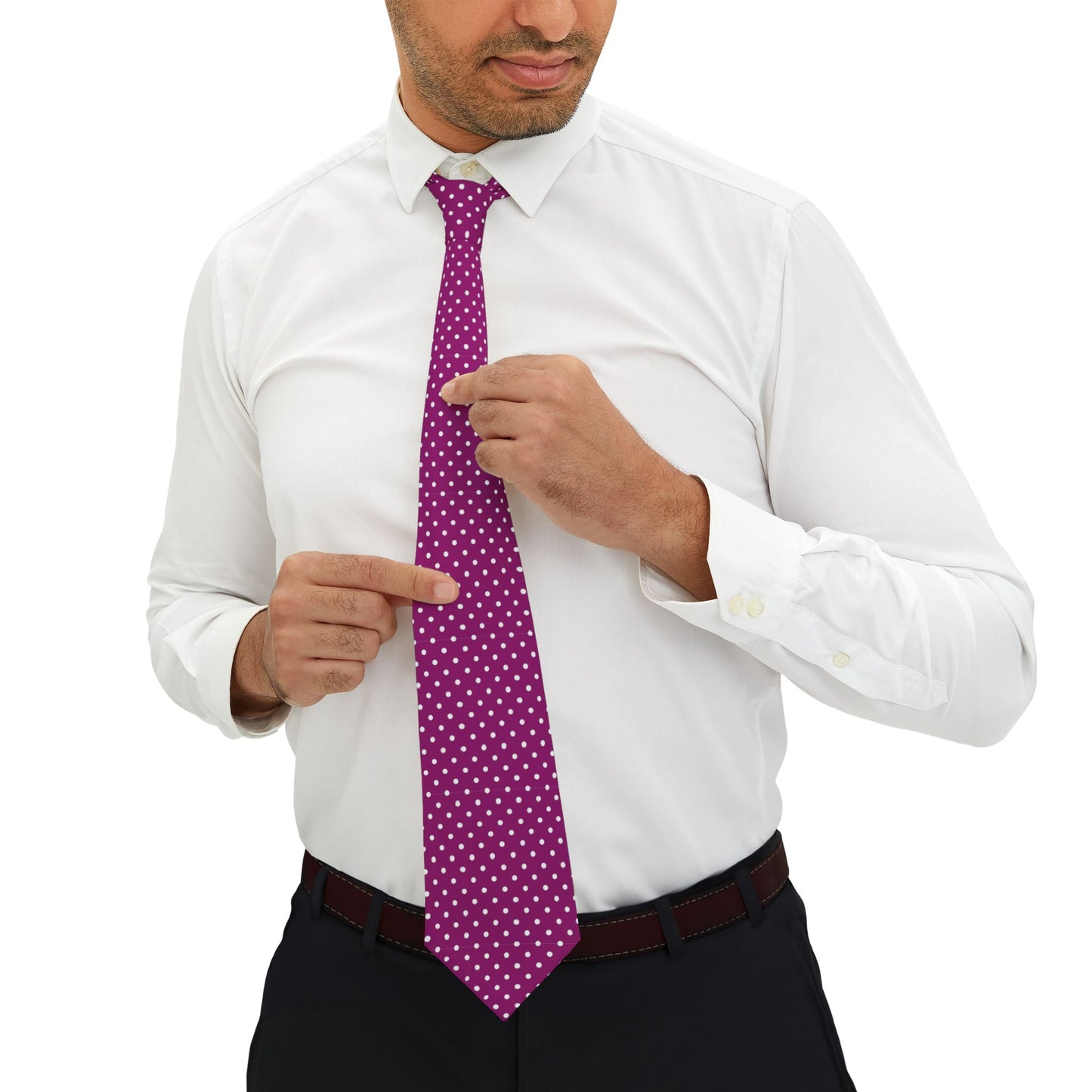 Polka Dot Necktie for Stylish Occasions