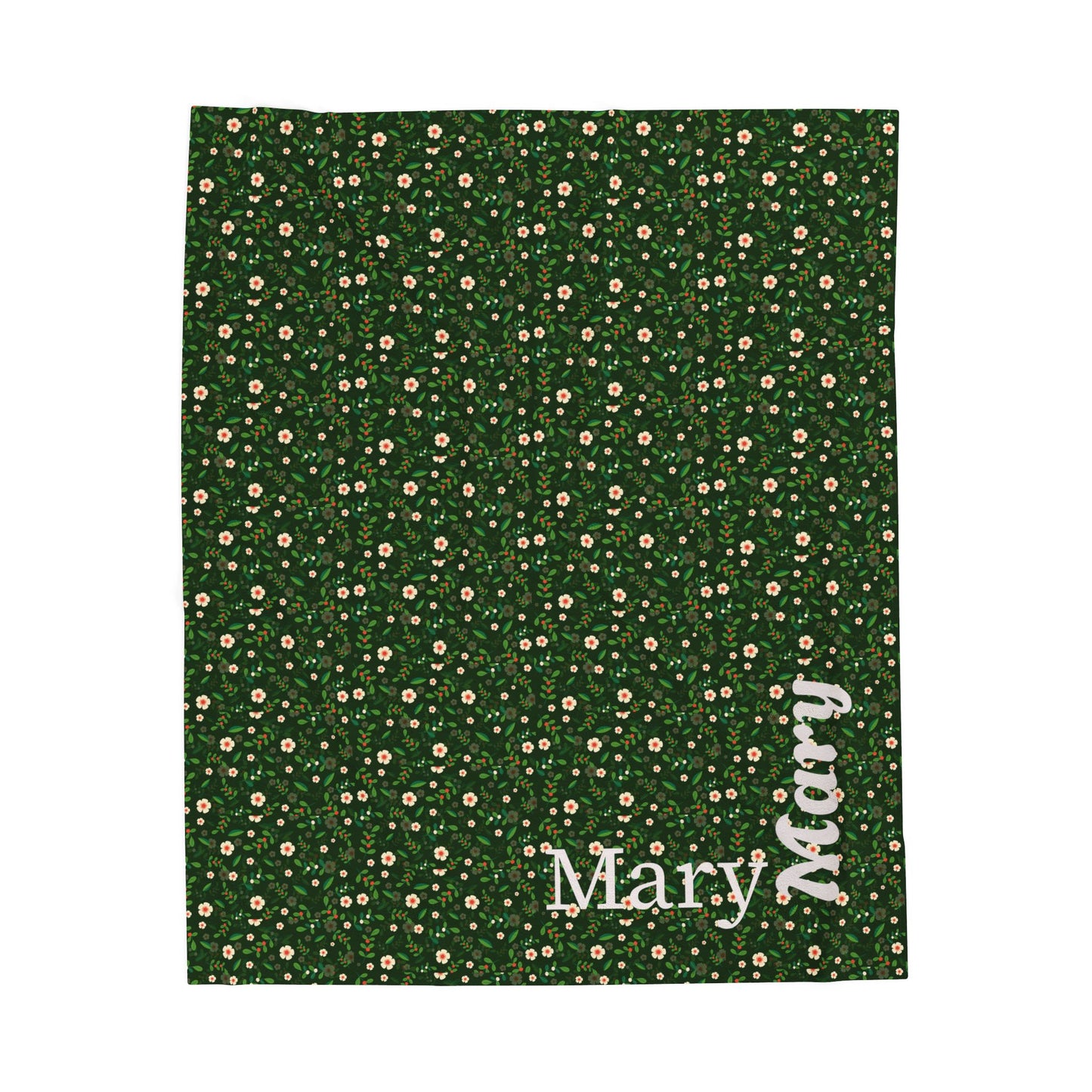 Cozy Personalized Velveteen Plush Blanket, Soft Throw for Home Decor, Custom Gift for Birthdays, Holidays, Comfort and Style