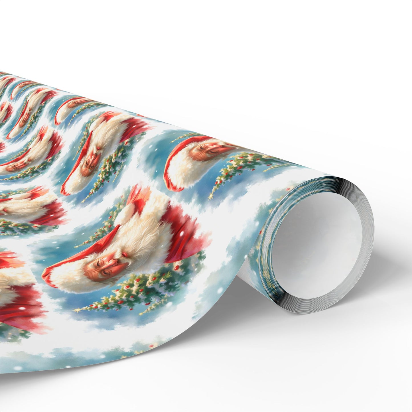Festive Wrapping Paper | Holiday Gift Wrap, Christmas Decor, Santa Print, Eco-Friendly Wrap, Party Supplies