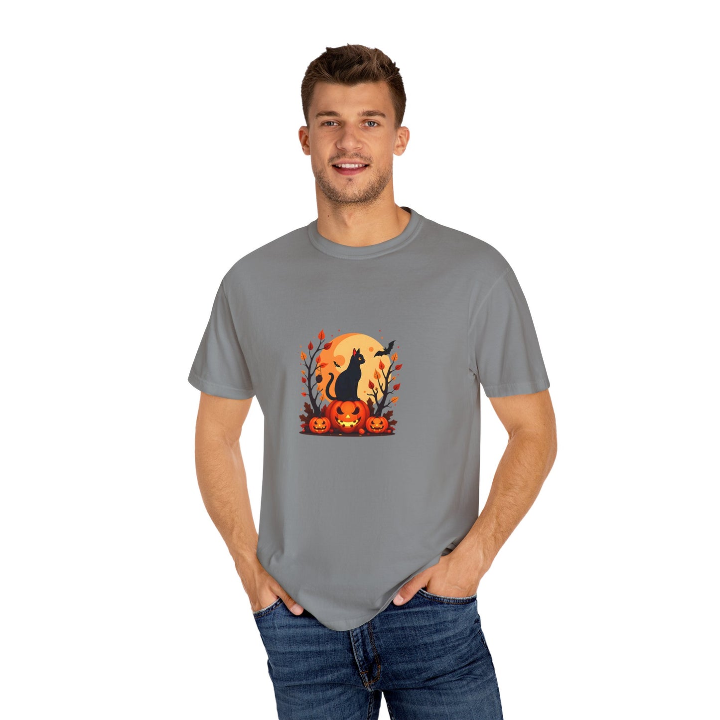 Unisex Garment-Dyed T-shirt - Halloween