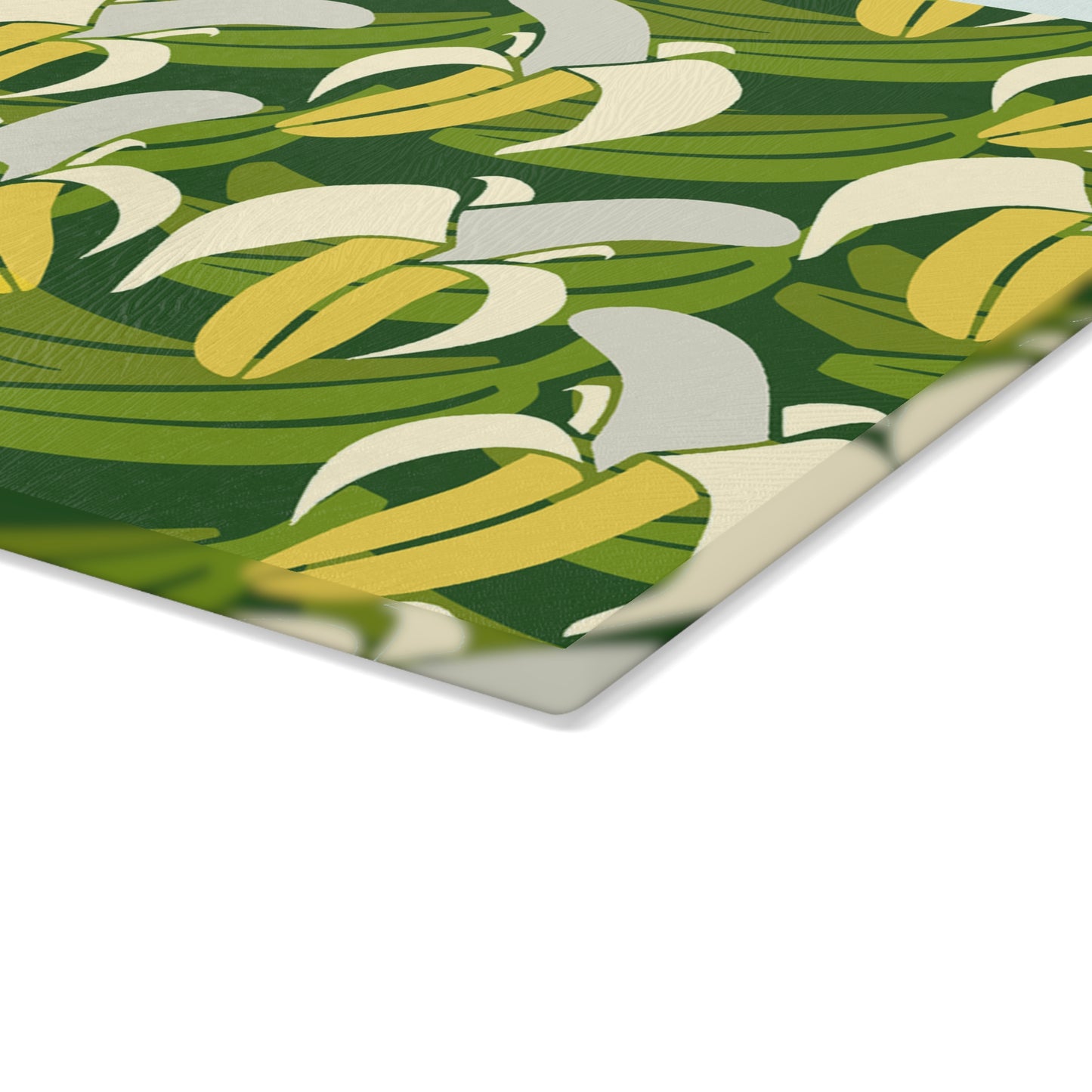 Banana Leaf Glass Cutting Board - Kitchen Decor, Culinary Gift, Fun Cooking Accessory, Unique Gift Idea, Eco-Friendly Kitchenware