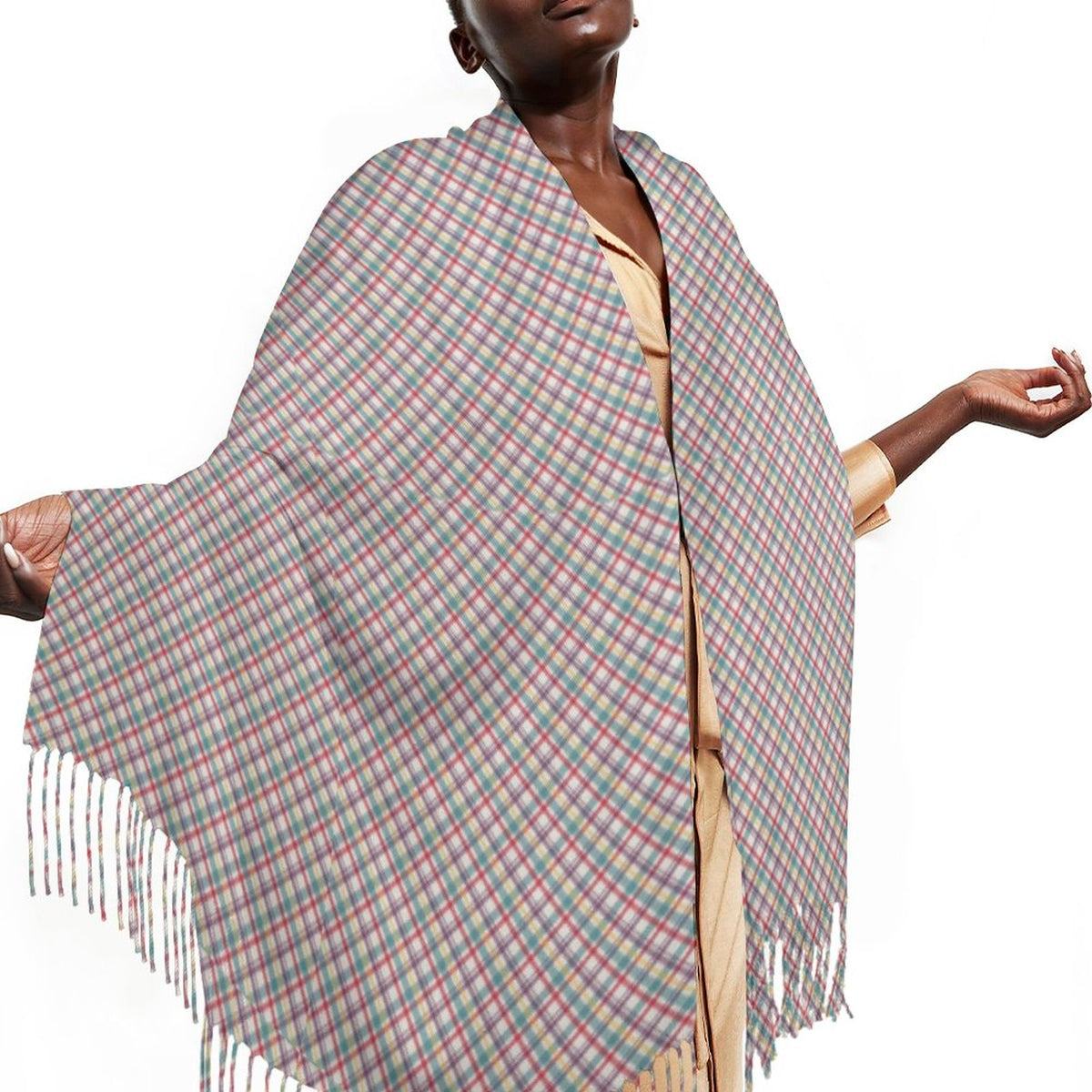 Cashmere-like Tassel Scarf