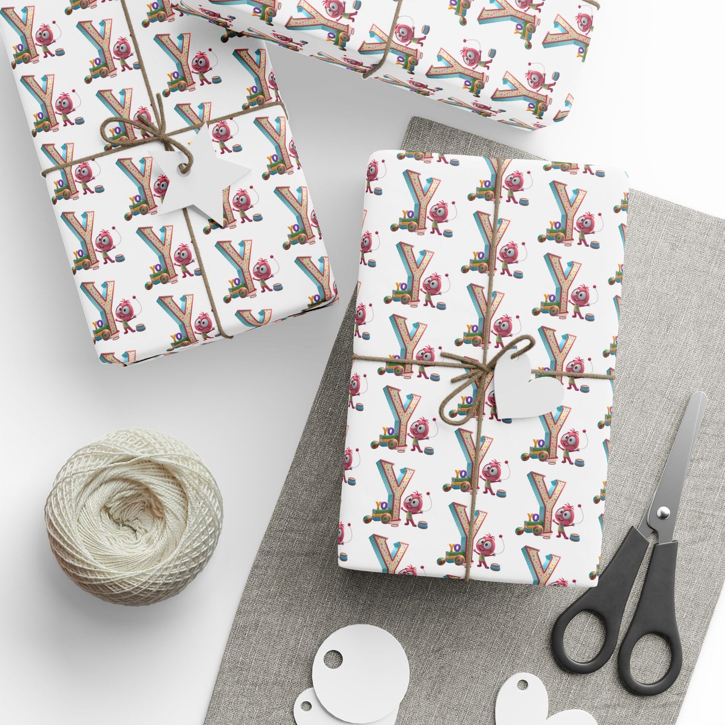 Charming Wrapping Paper for All Occasions, Gift Wrap, Party Supplies, Holiday Wrapping, Eco-Friendly Gift Wrap