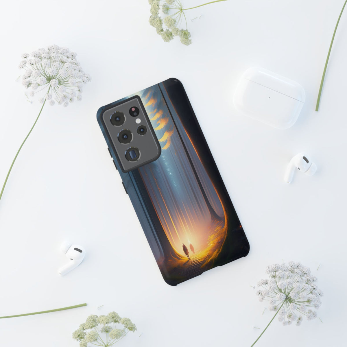 Phone Case — Mystical Forest Nightscape Protective Tough Case