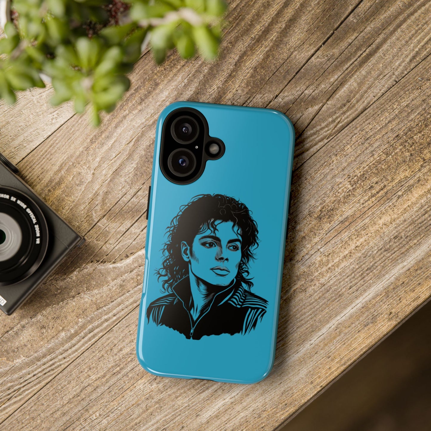 Michael Jackson Phone Case - Tough Cases, Pop Music Gifts, Retro Art, Unique Phone Accessories, Vintage Design