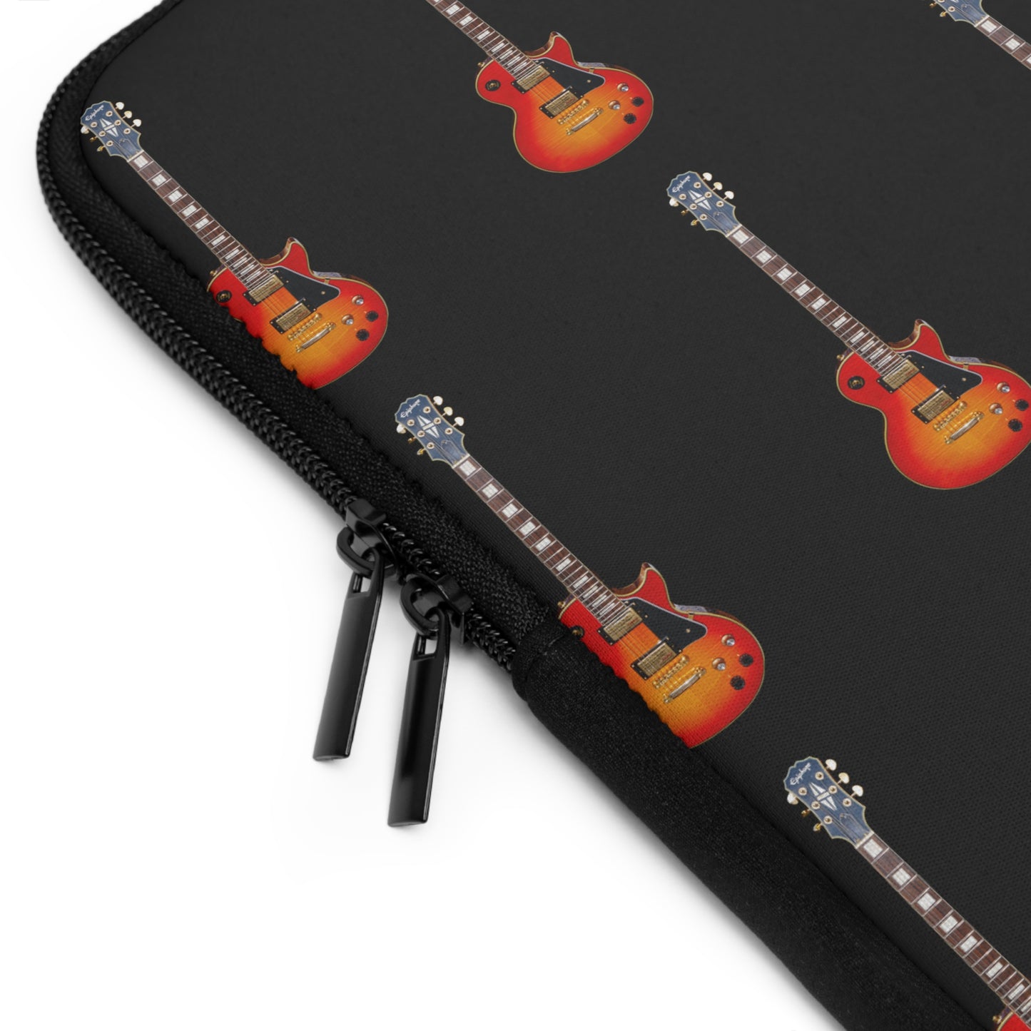 Guitar Pattern Laptop Sleeve | Music Lover Gift, Tech Organizer, Unique Laptop Case, Geek Gift, Rock Music Accessory