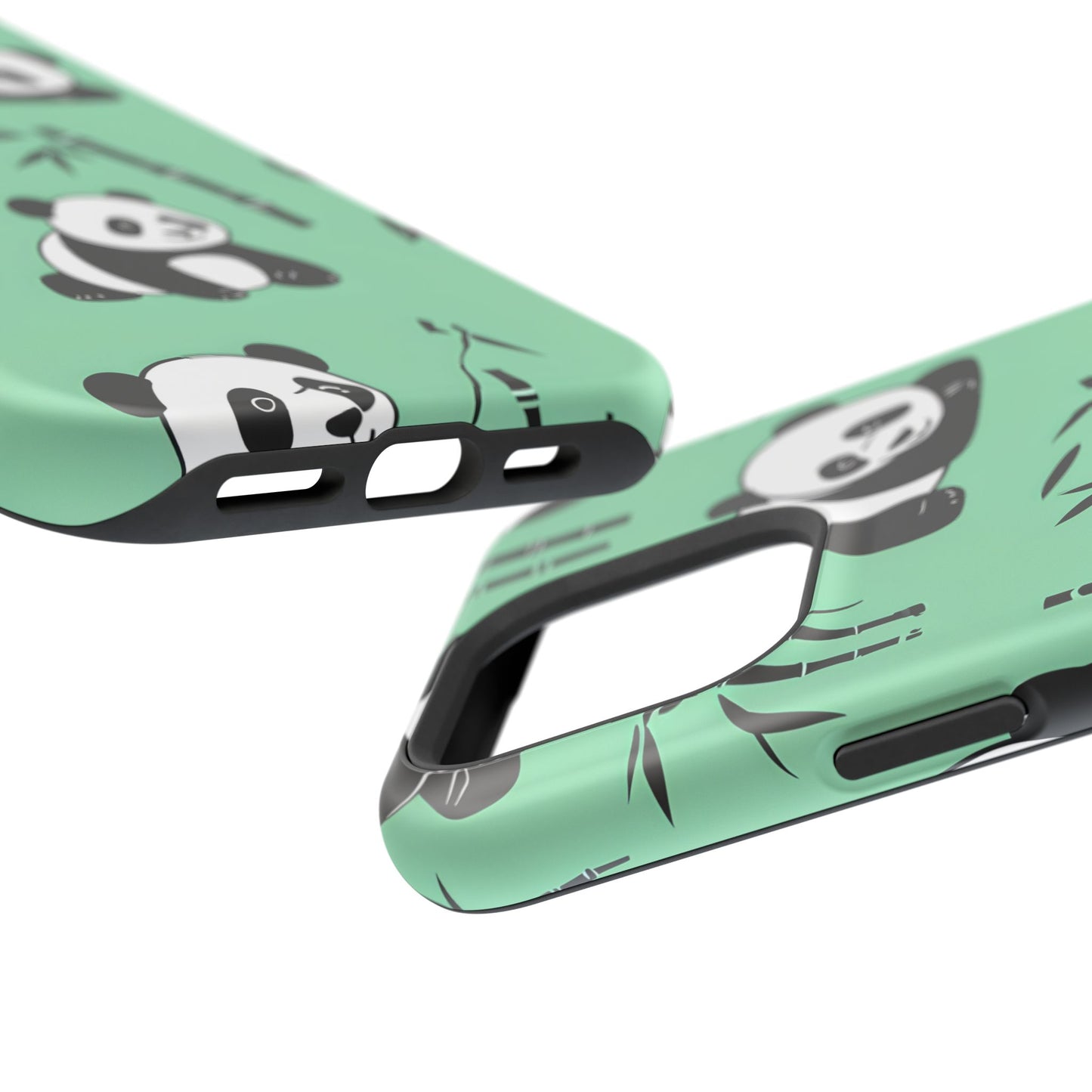 Panda Bamboo Magnetic Impact-Resistant Phone Case
