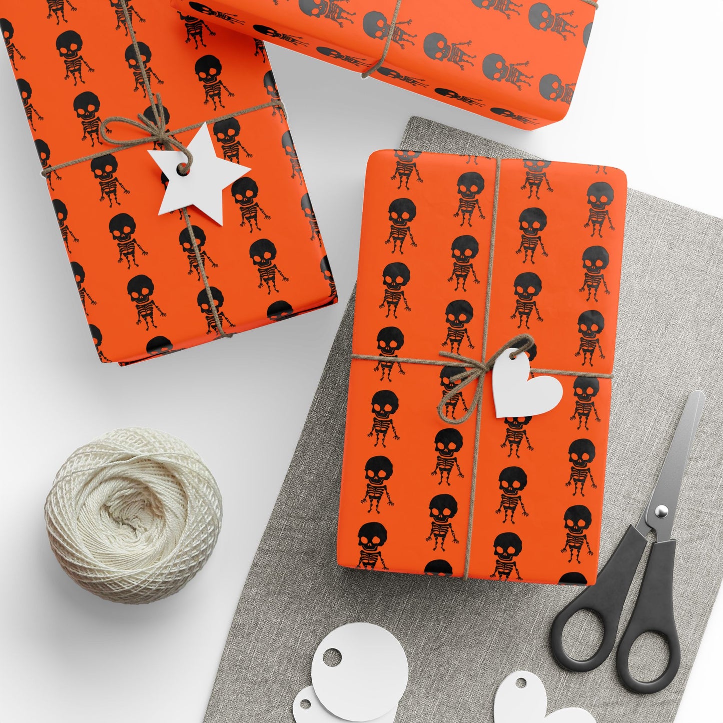 Spooky Halloween Wrapping Paper, Festive Gift Wrap, Pumpkin Design, Halloween Party Supplies, Unique Gift Wrap Ideas