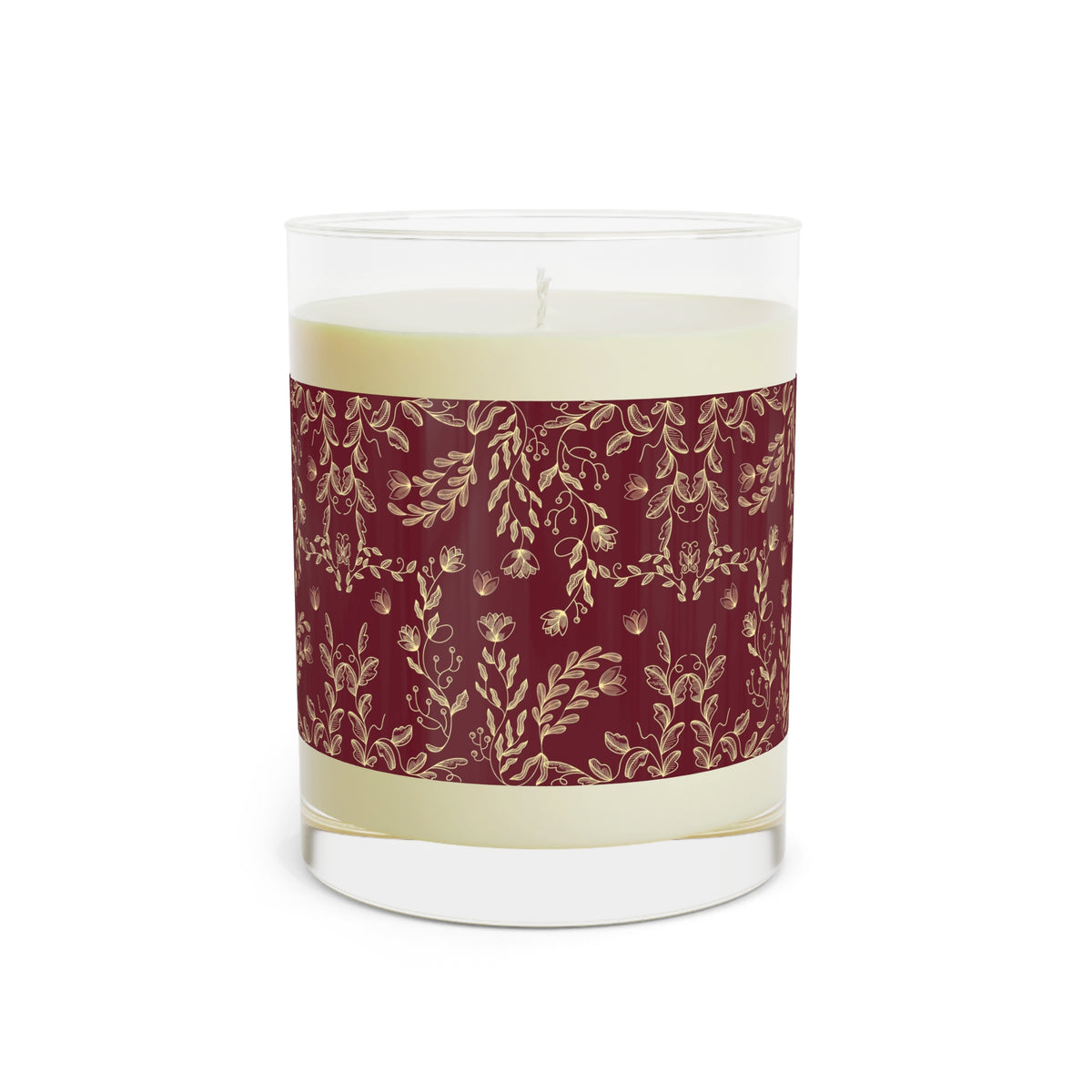 Rustic Floral Scented Candle, Cozy Home Decor, Aromatherapy Gift, Dual Wick Candle for Relaxation, Spa & Self-Care Essentials