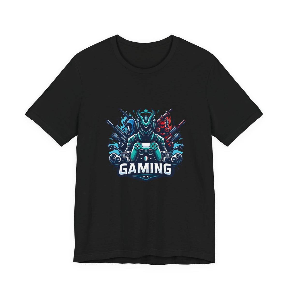 Gaming Controller Emblem Tee — Esports Gamer Graphic T-Shirt