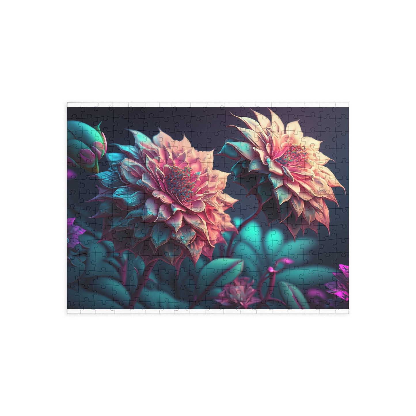 Floral Art Jigsaw Puzzle - 96 to 1000 Pieces, Home Decor, Family Fun, Gift for Puzzle Lovers, Flower Artwork, Relaxation Activity