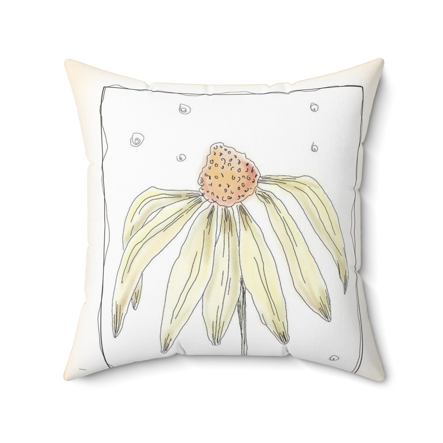 Spun Polyester Square Pillow