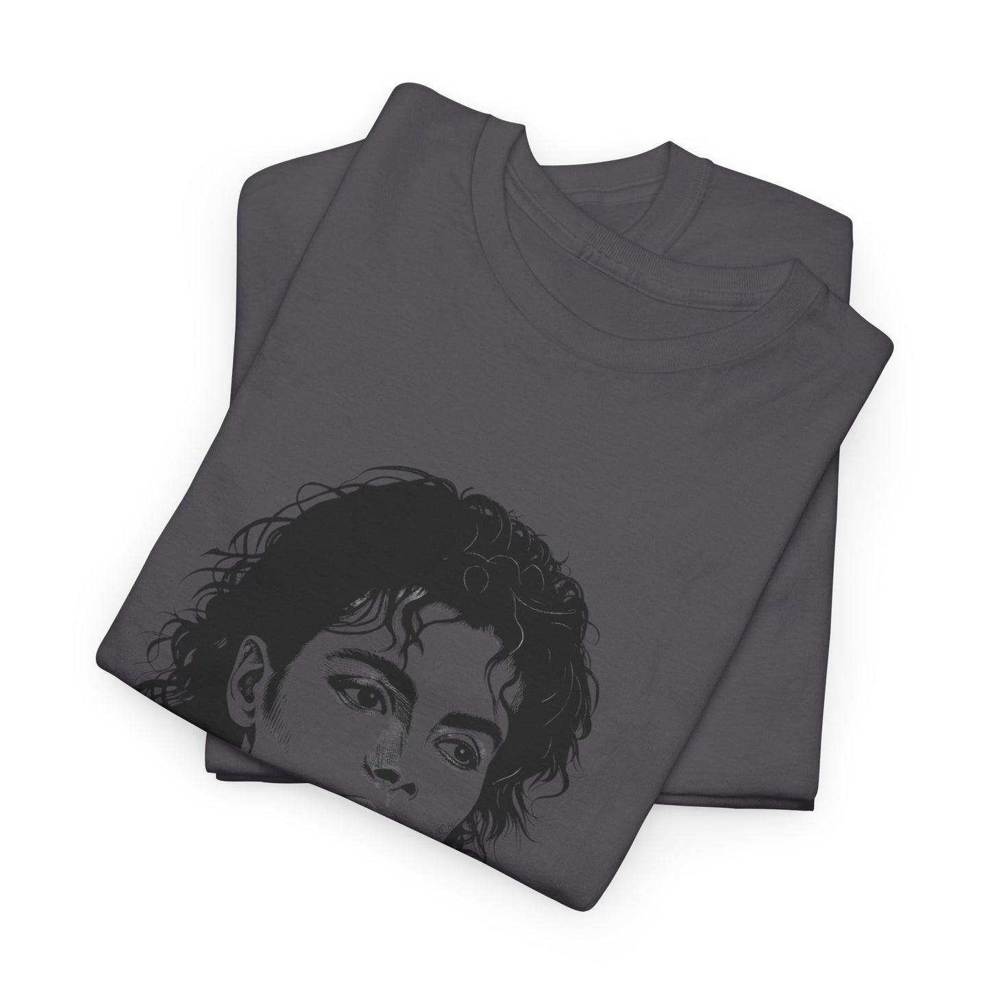Michael Inspired Unisex Heavy Cotton Tee, Vintage Style Shirt, Retro Graphic Tee, Music Lover Gift, Unisex Casual Wear