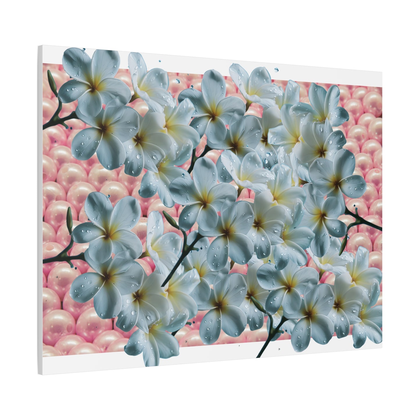 Floral Canvas Art Print - Elegant Home Decor, Botanical Wall Art, Gift for Her, Mother's Day Decoration, Vibrant Flower Artwork