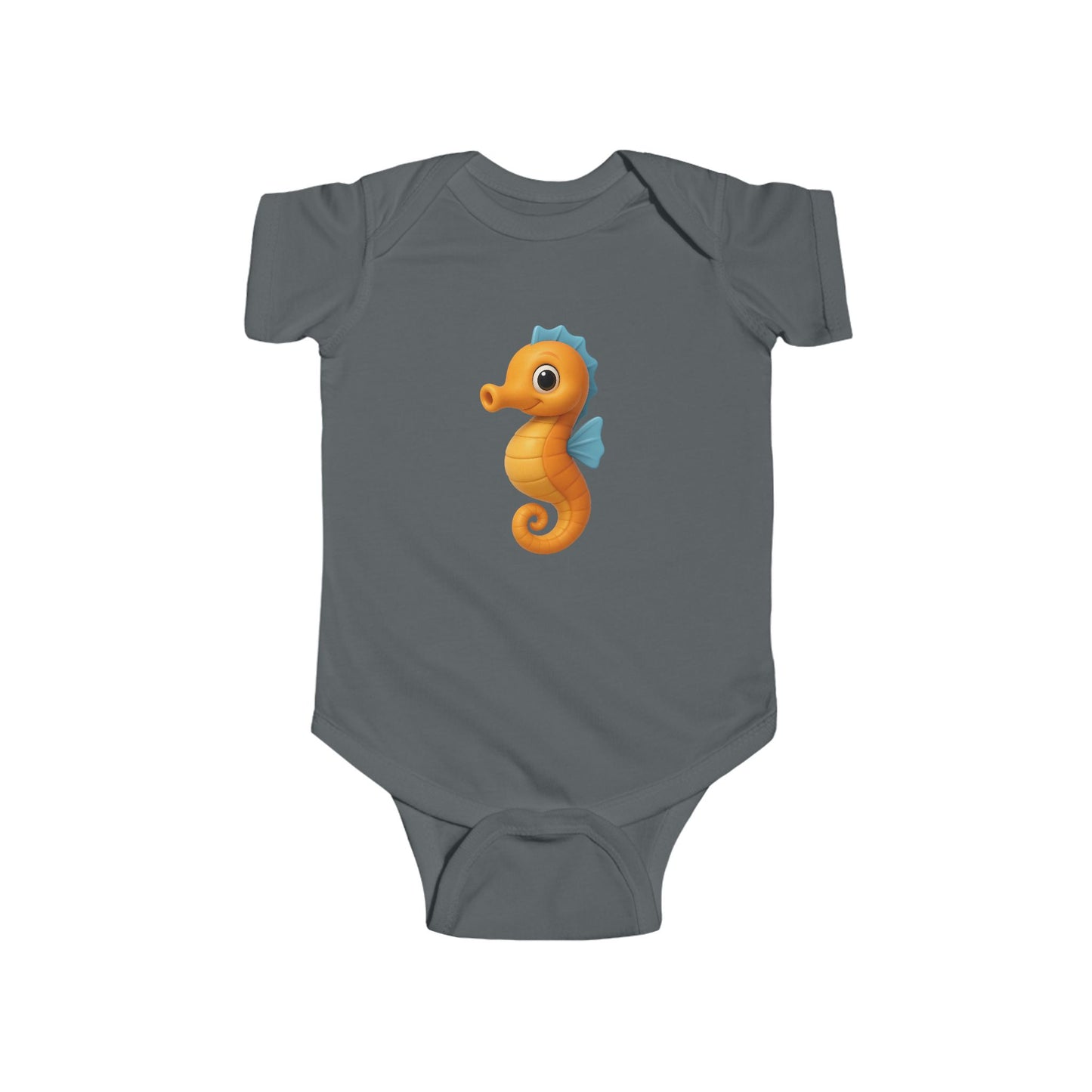 Adorable Seahorse Infant Bodysuit, Baby Shower Gift, Cute Baby Clothes, Nautical Theme Outfit, 1st Birthday Celebration