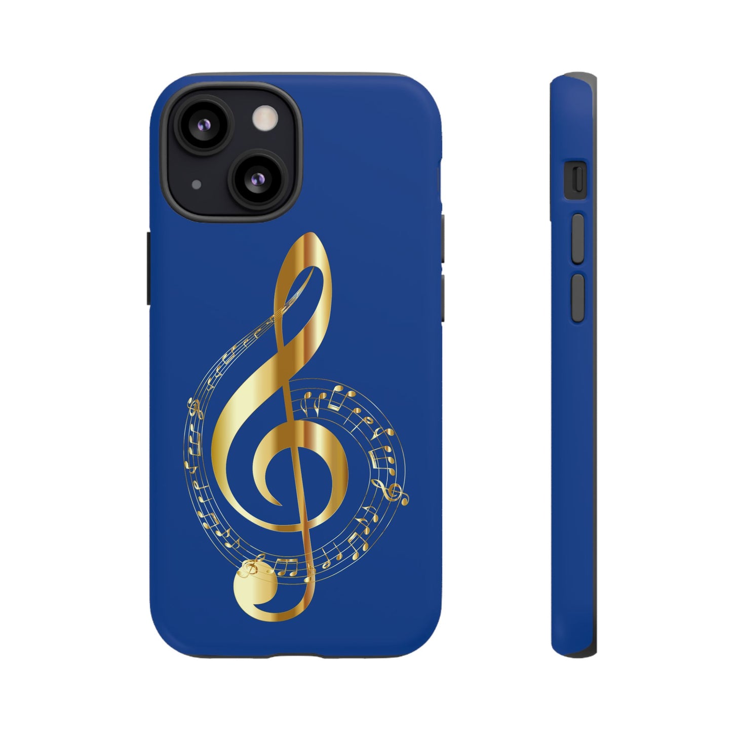 Tough Cases Blue and Gold Musical Note