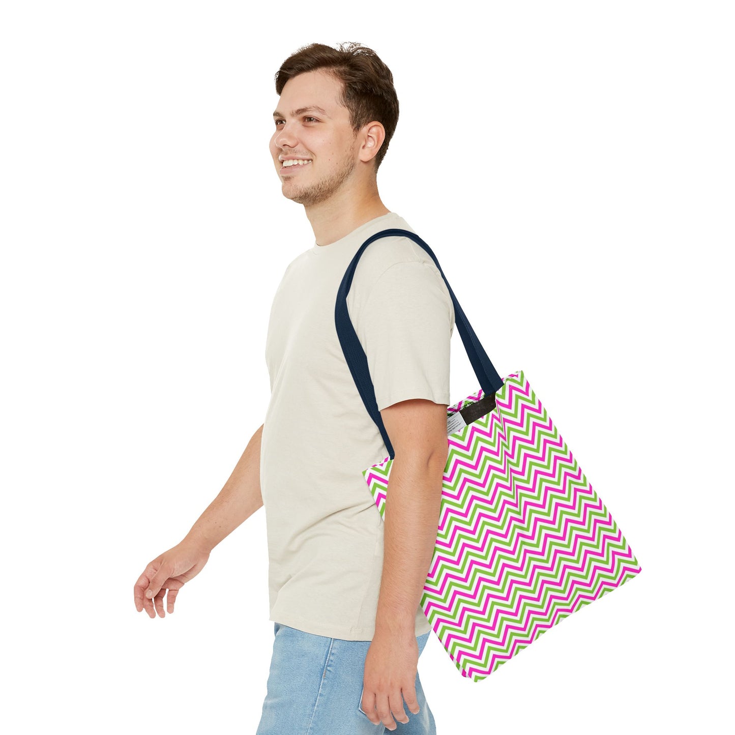 Colorful Chevron patter Tote Bag Stylish Eco-Friendly Shopping Tote