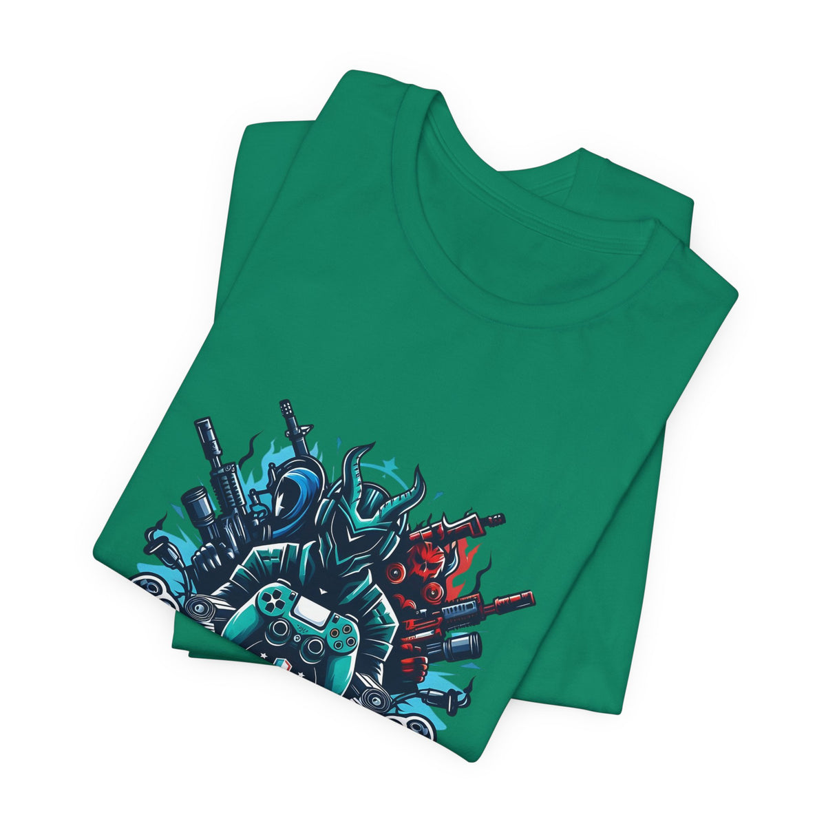 Gaming Controller Emblem Tee — Esports Gamer Graphic T-Shirt