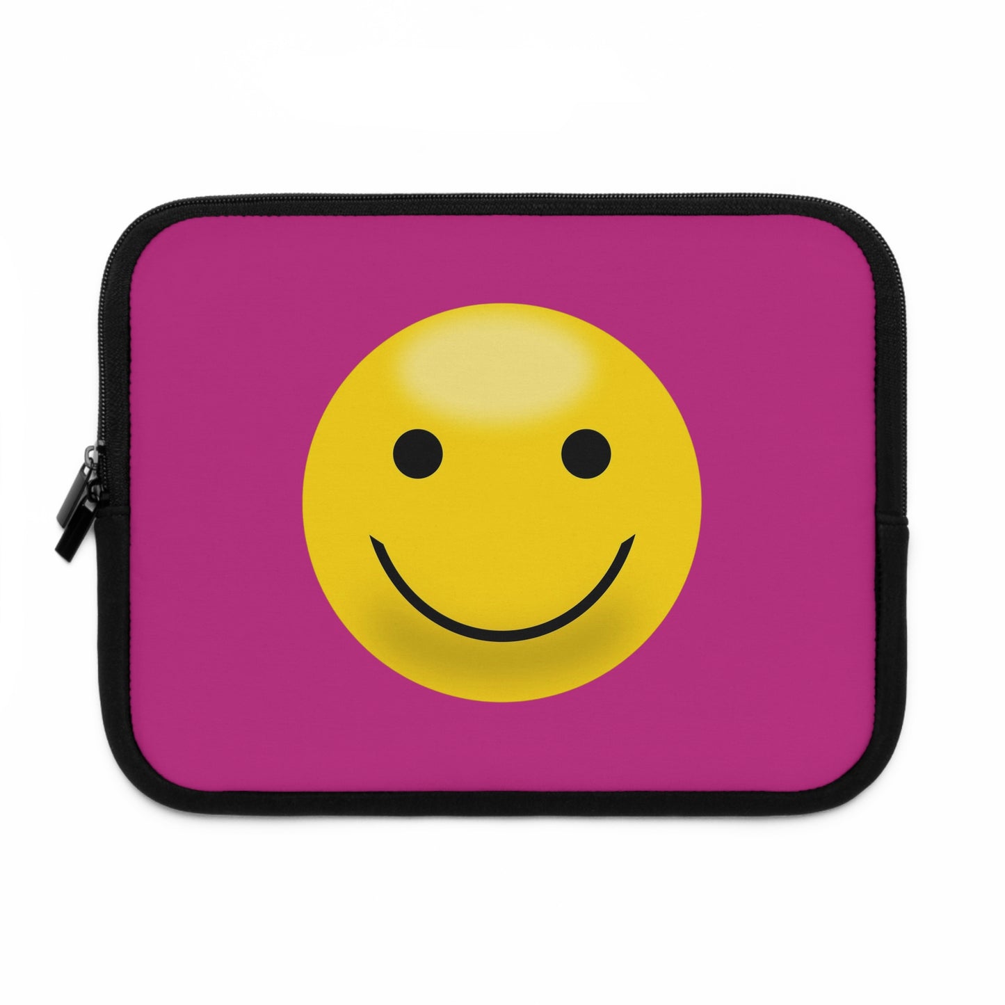 Happy Smiley Laptop Sleeve, Fun Laptop Case, Cute Tech Accessory, Gift for Students, Cheerful Computer Cover, Birthday Present