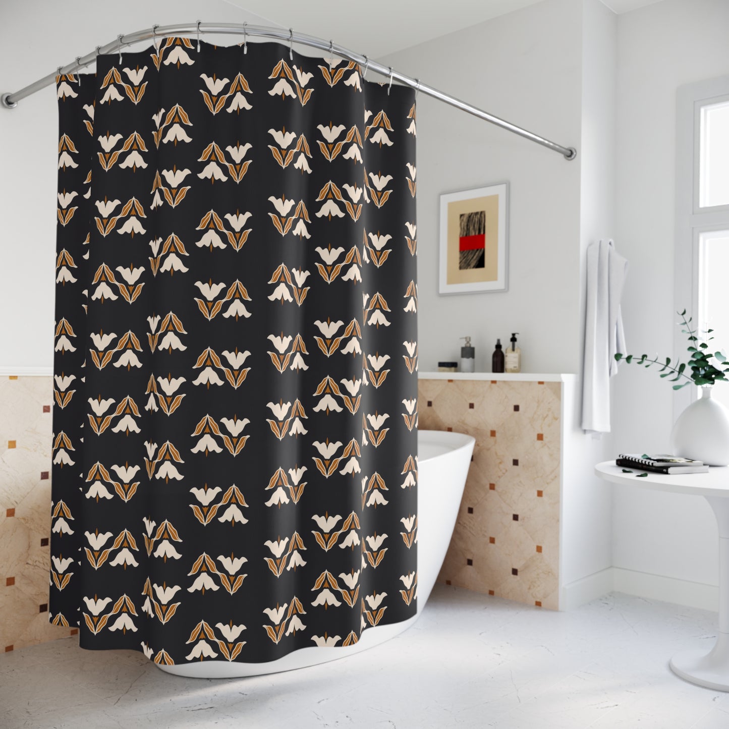 Chic Modern Shower Curtains | Stylish Bathroom Decor, Elegant Design, Home Essentials, Gift for Her, Unique Patterns