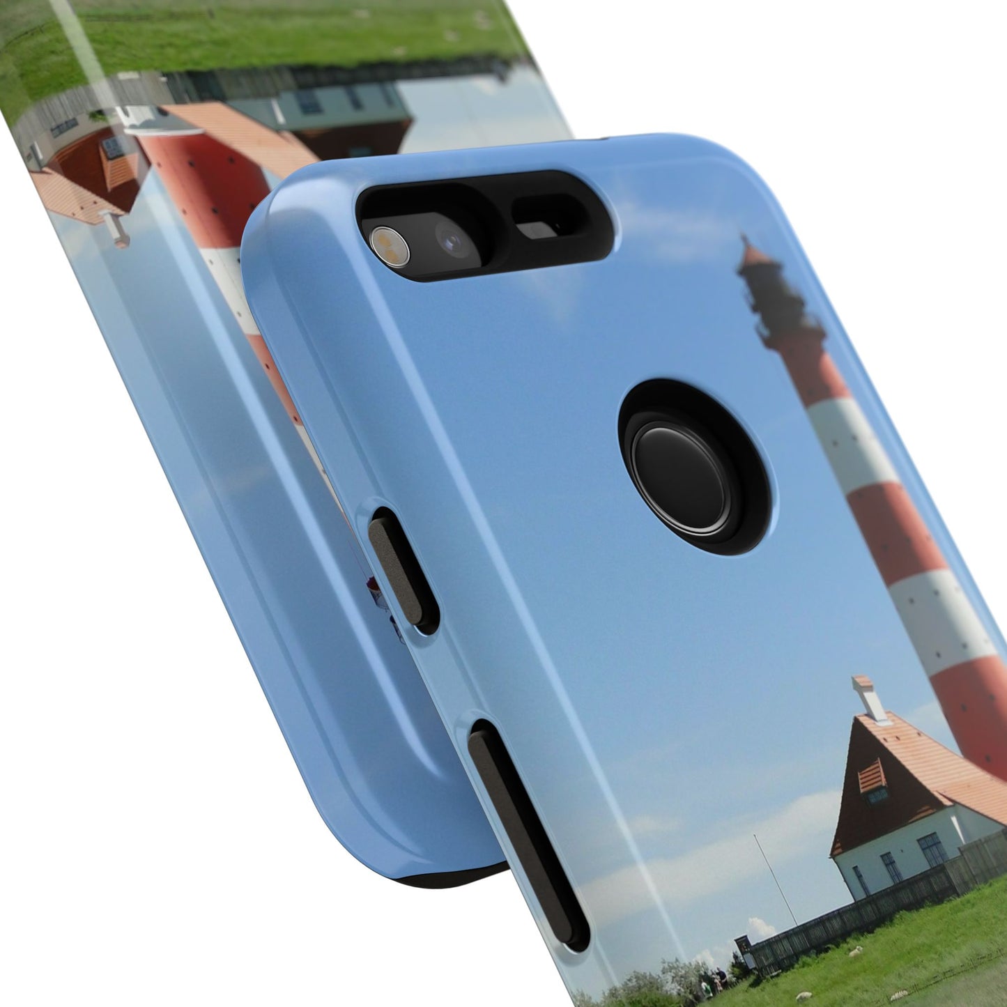Lighthouse Phone Case - Coastal Vibes, Nautical Gift, Ocean Lover Accessory, Beach Aesthetic, Customizable Design