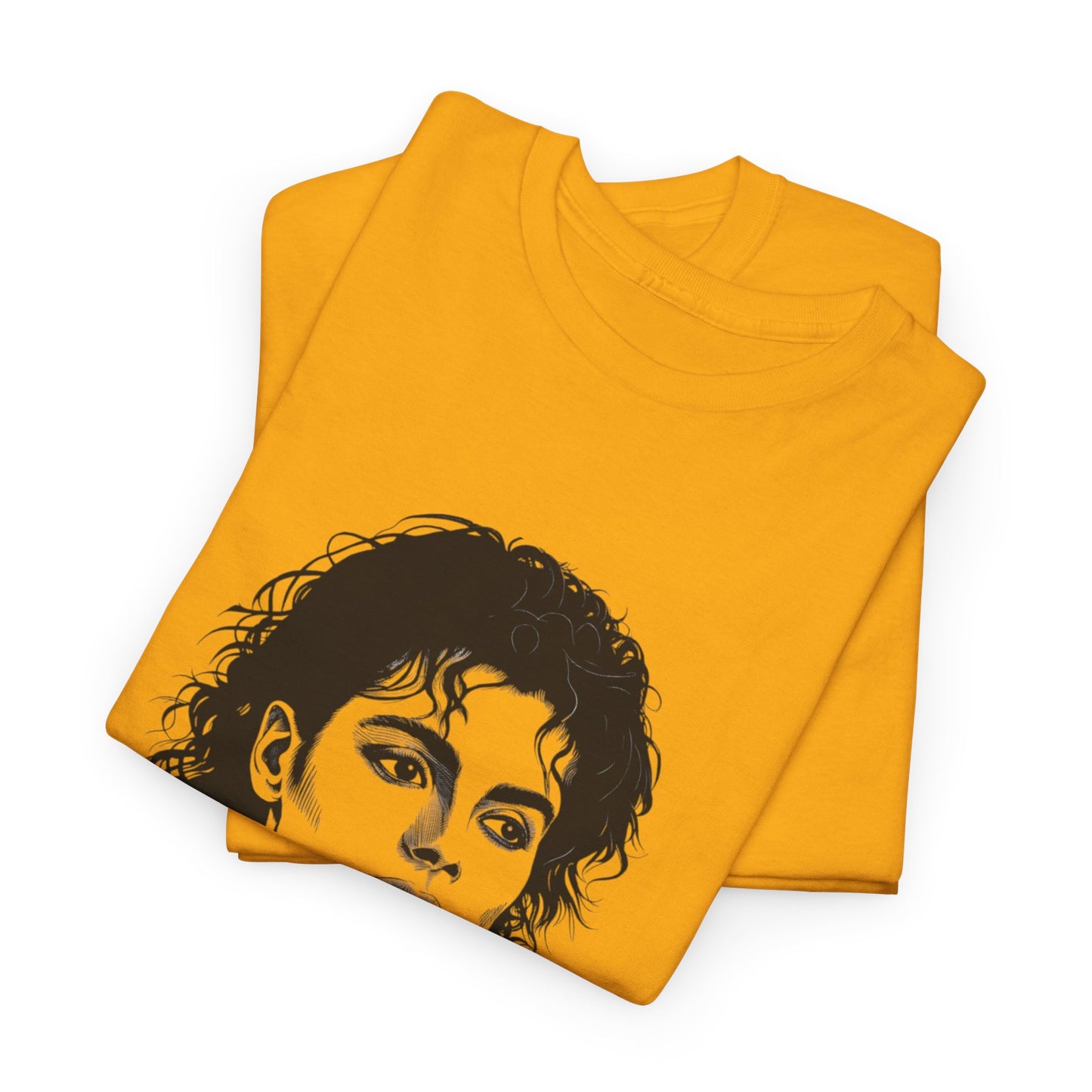 Michael Inspired Unisex Heavy Cotton Tee, Vintage Style Shirt, Retro Graphic Tee, Music Lover Gift, Unisex Casual Wear