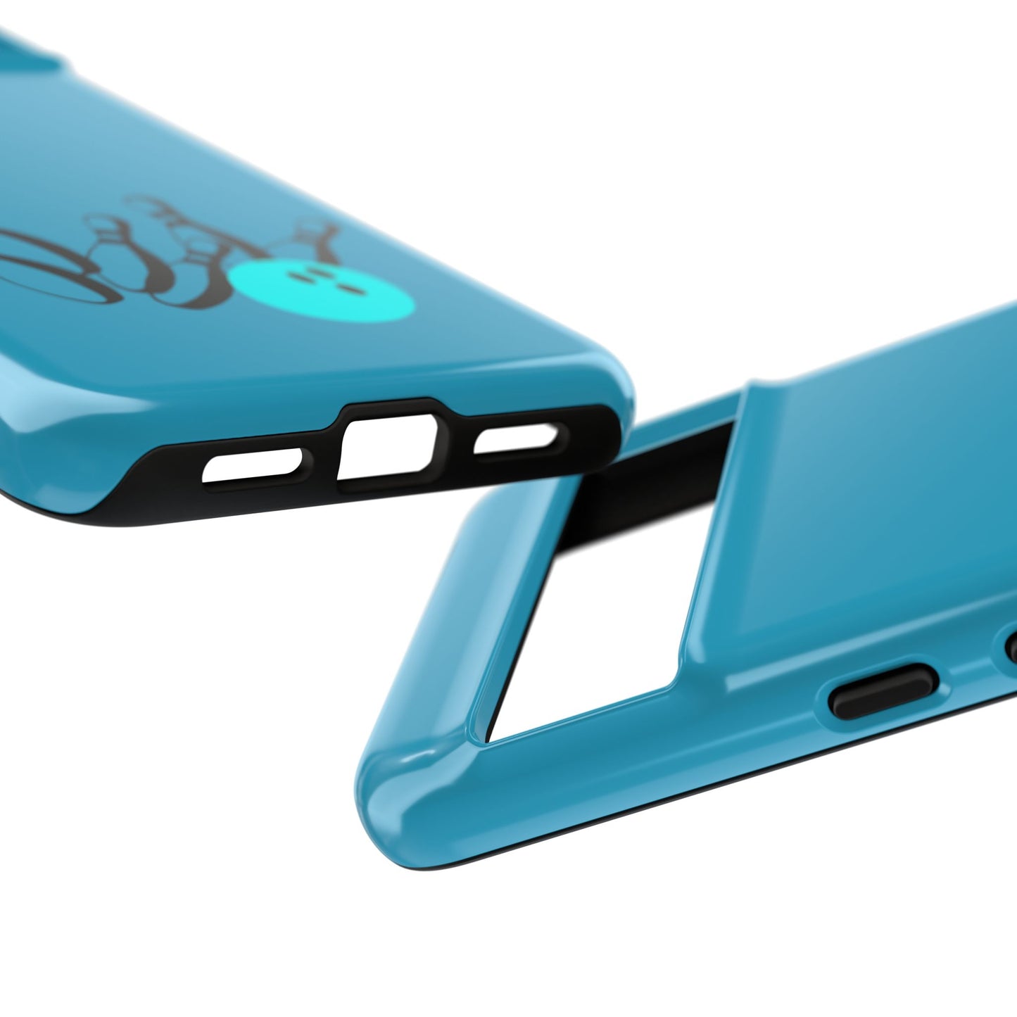 Bowling Phone Case, Tough Cases for Bowling Enthusiasts, Fun Gift for Bowlers, Unique Phone Accessory, Sports Themed Cases