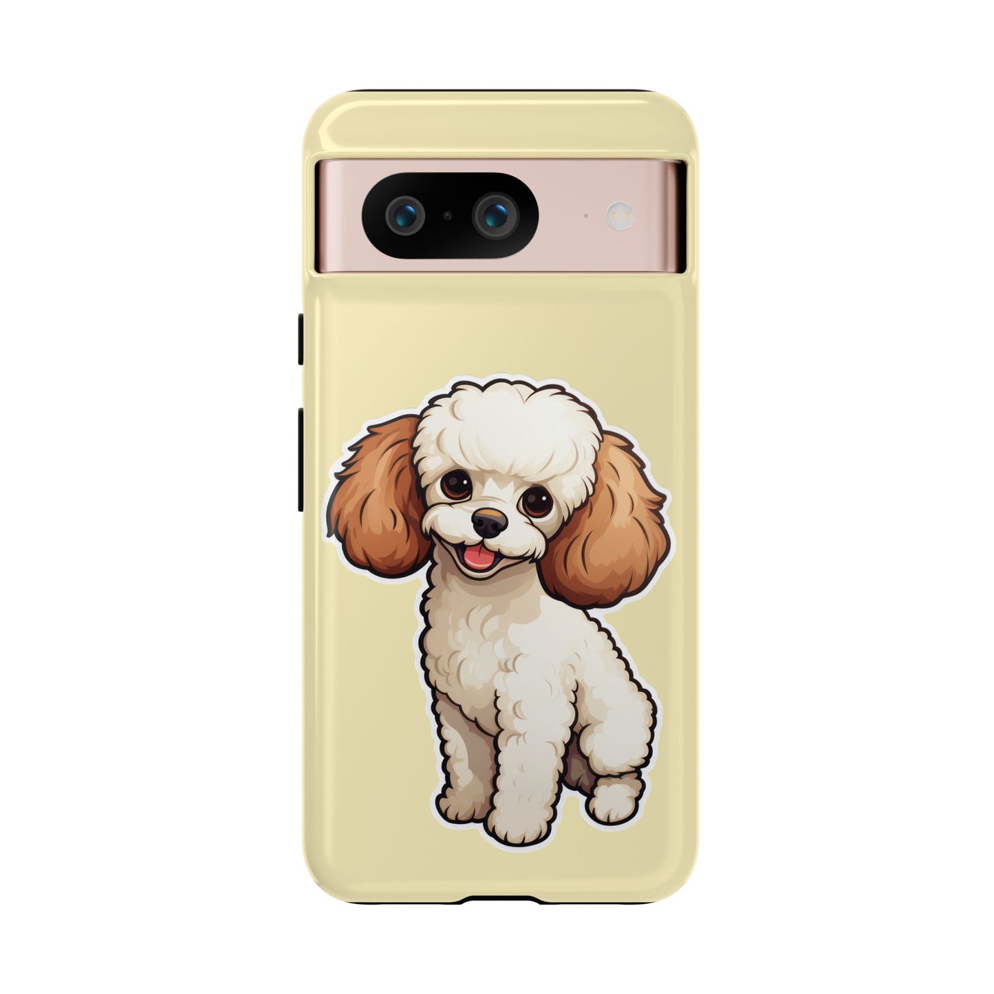Cute Dog Phone Case, Pet Lover Gift, Custom Phone Cover, Cartoon Dog Case, Durable Phone Accessory