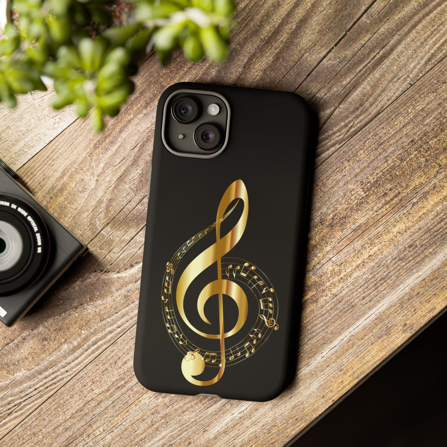 Tough Cases black gold musical Note