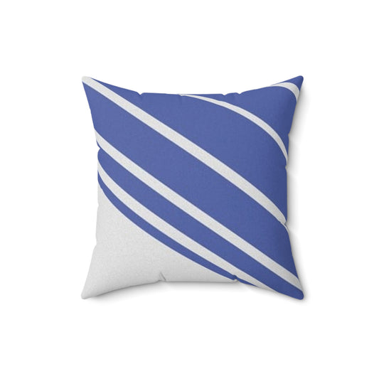Stylish Blue Stripe Pillow, Modern Home Decor, Cozy Living Room, Decorative Cushion, Gift for Housewarming, Summer Vibes