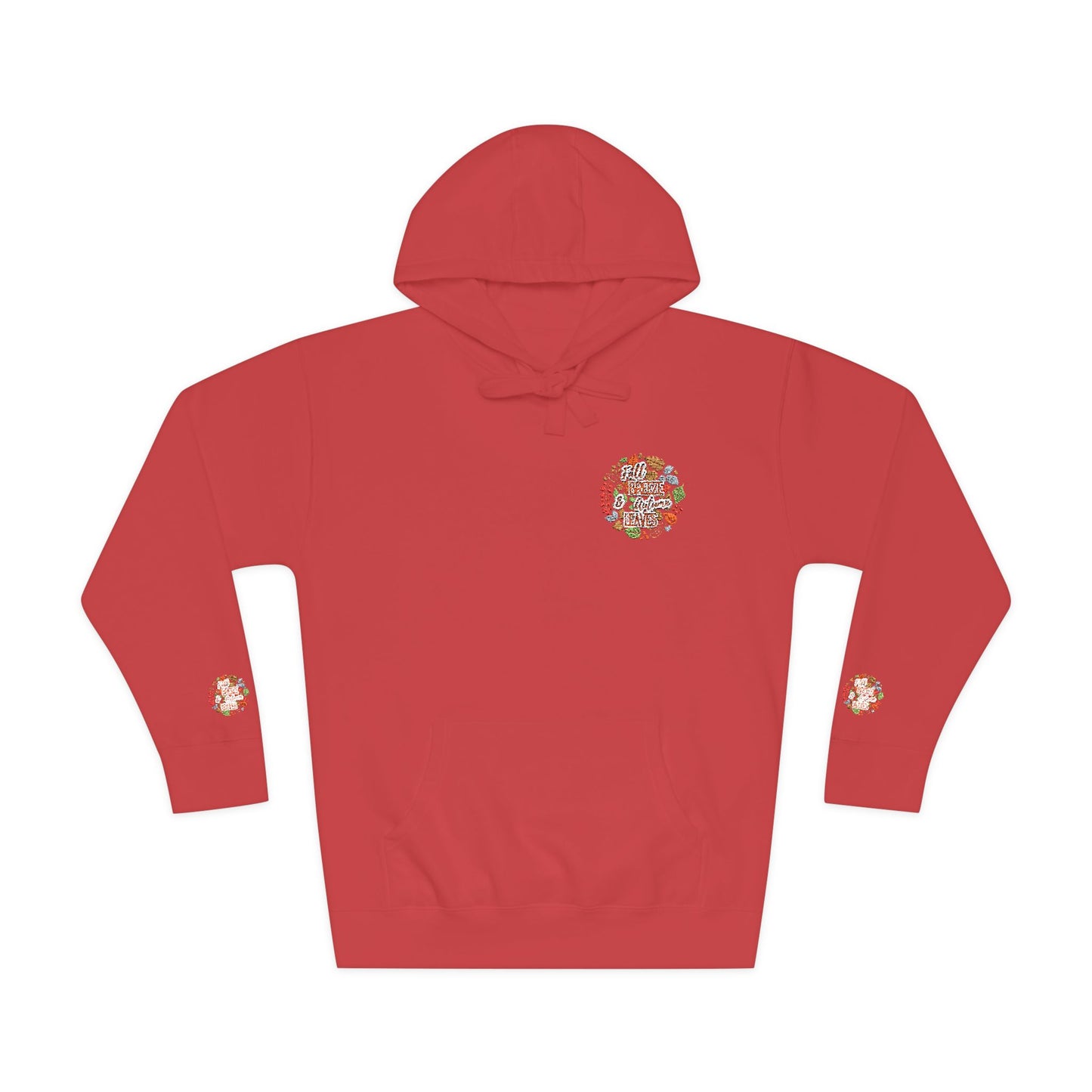Floral Unisex Fleece Hoodie - Cozy Gift for Nature Lovers, Perfect for Fall, Spring, Birthdays, Relaxation, Outdoor Activities