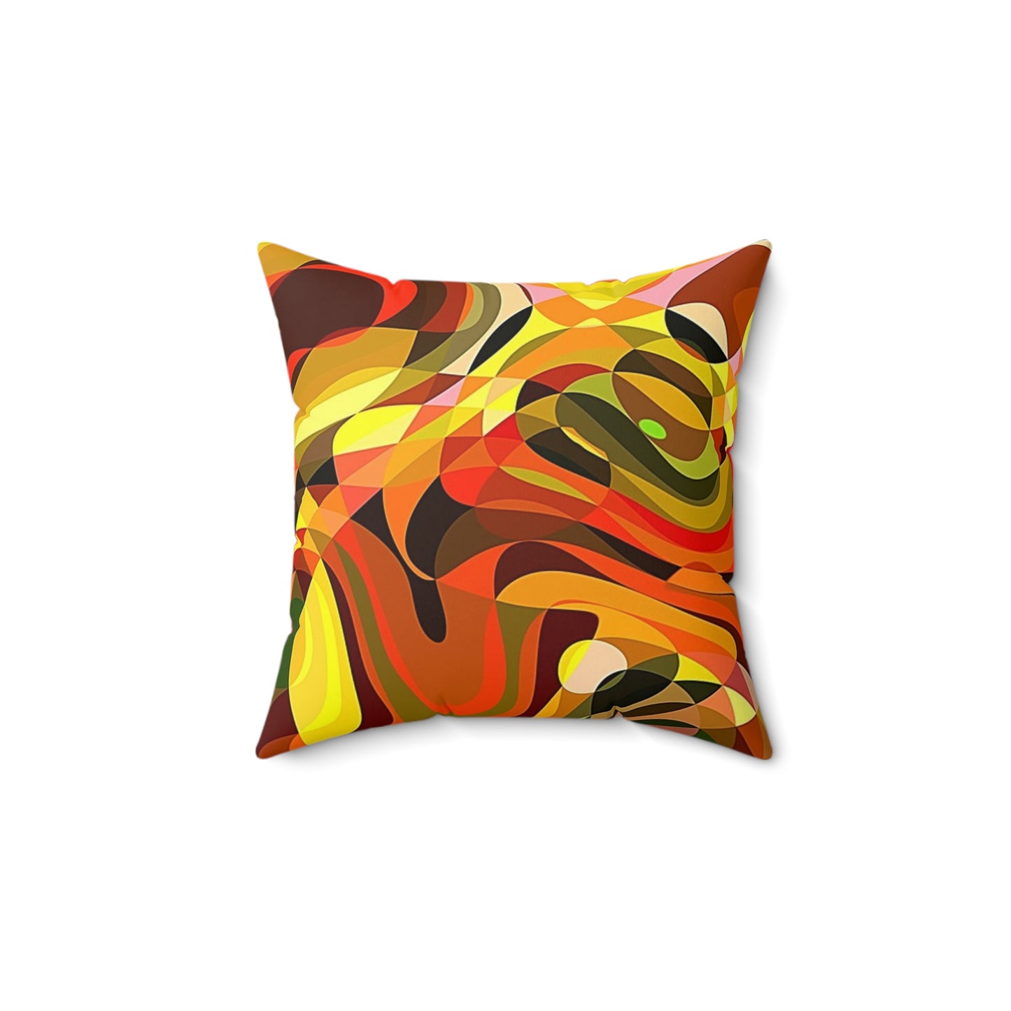 Bohemian Abstract Pillow, Decorative Throw Cushion for Home Decor, Modern Cozy Accent for Living Room, Gift