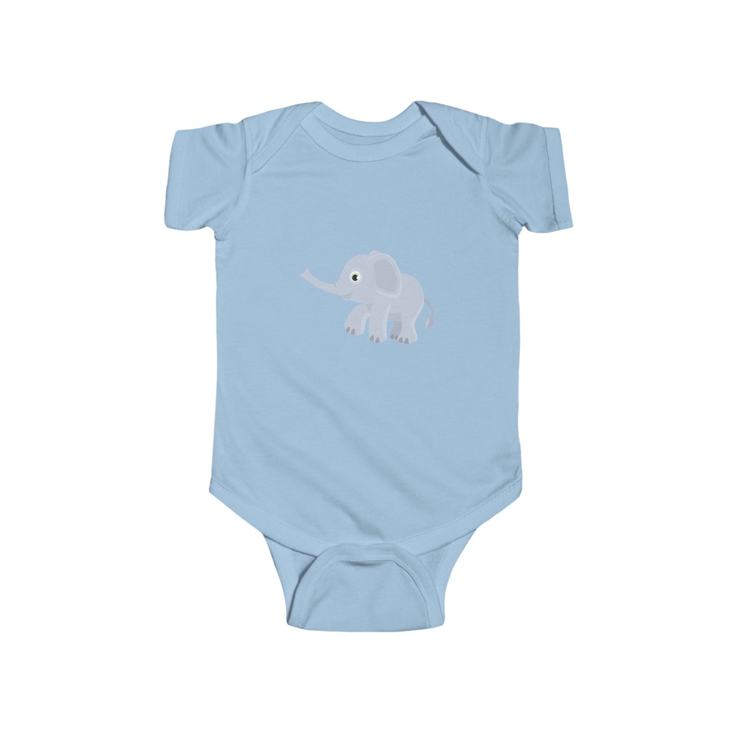 Cute Elephant Infant Bodysuit, Baby Shower Gift, Newborn Outfit, Toddler Clothing, Unisex Baby Wear