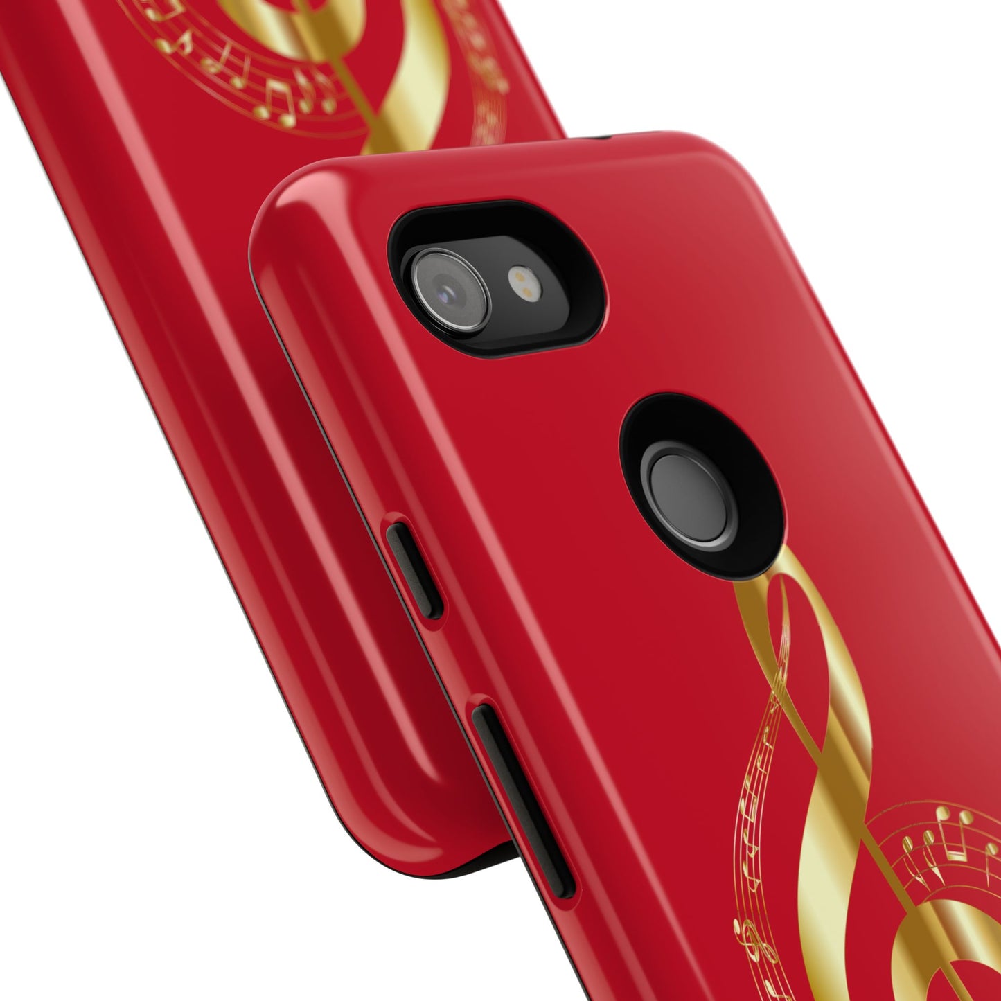 Tough Cases - Red Musical Note