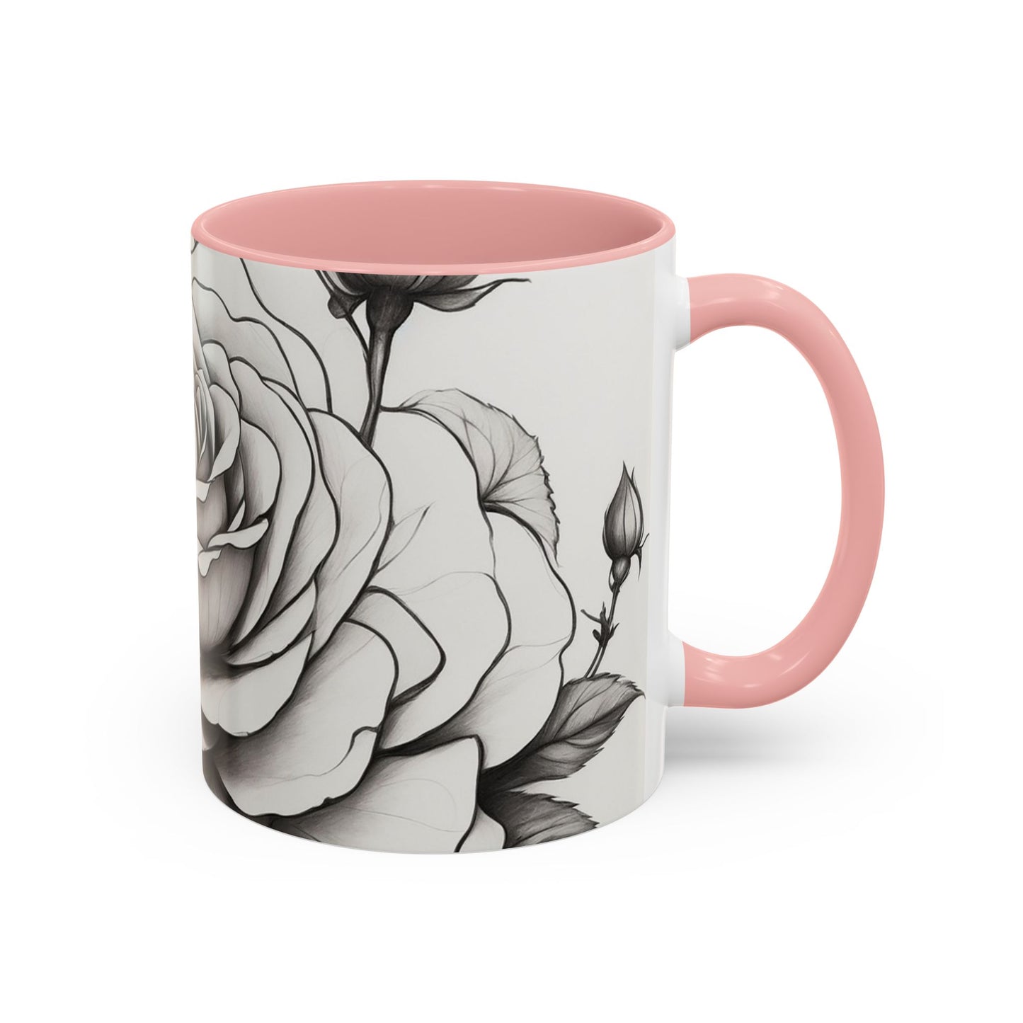 Elegant Floral Coffee Mug - Perfect Gift for Flower Lovers, Mother's Day, Birthdays, Home Decor, Office Use