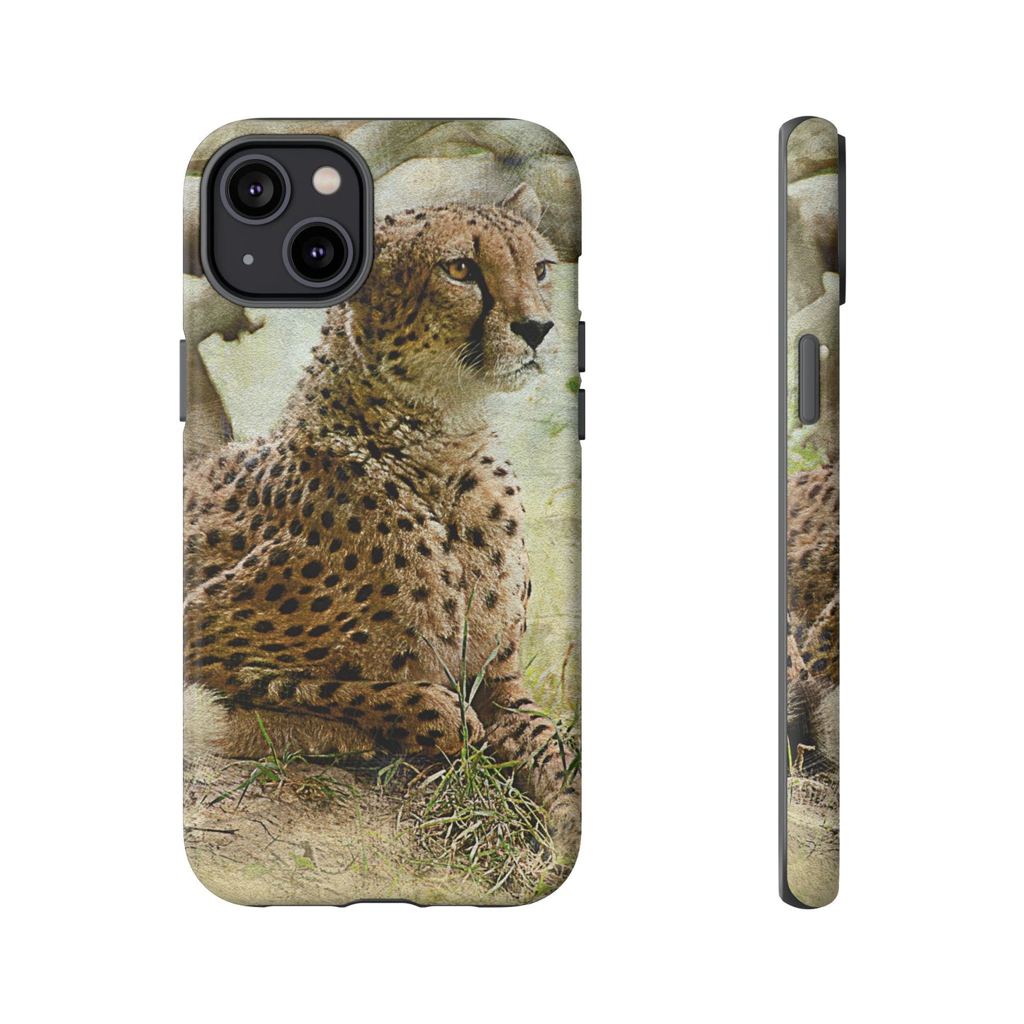 Cheetah Phone Case, Tough Cases, Animal Lover Gift, Wildlife Protection, Eco-Friendly Mobile Cover, Unique Phone Accessory