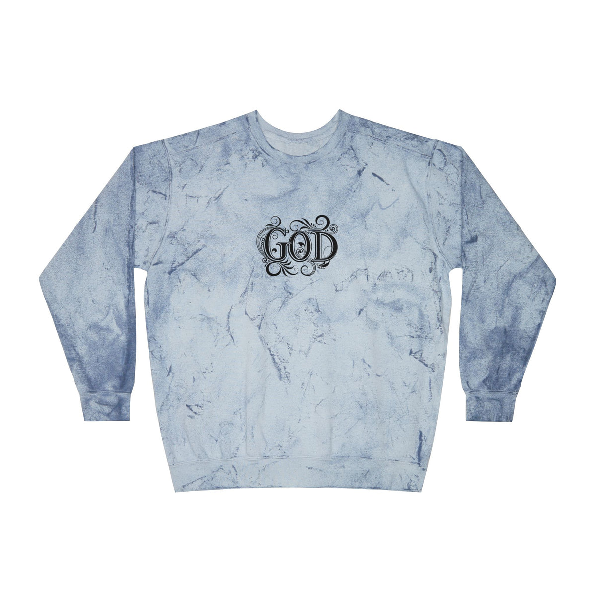 Colorful Inspirational Crewneck Sweatshirt, Unisex Sweatshirt, God Sweatshirt, Casual Wear, Color Blast, Birthday Gift, Spiritual Gift