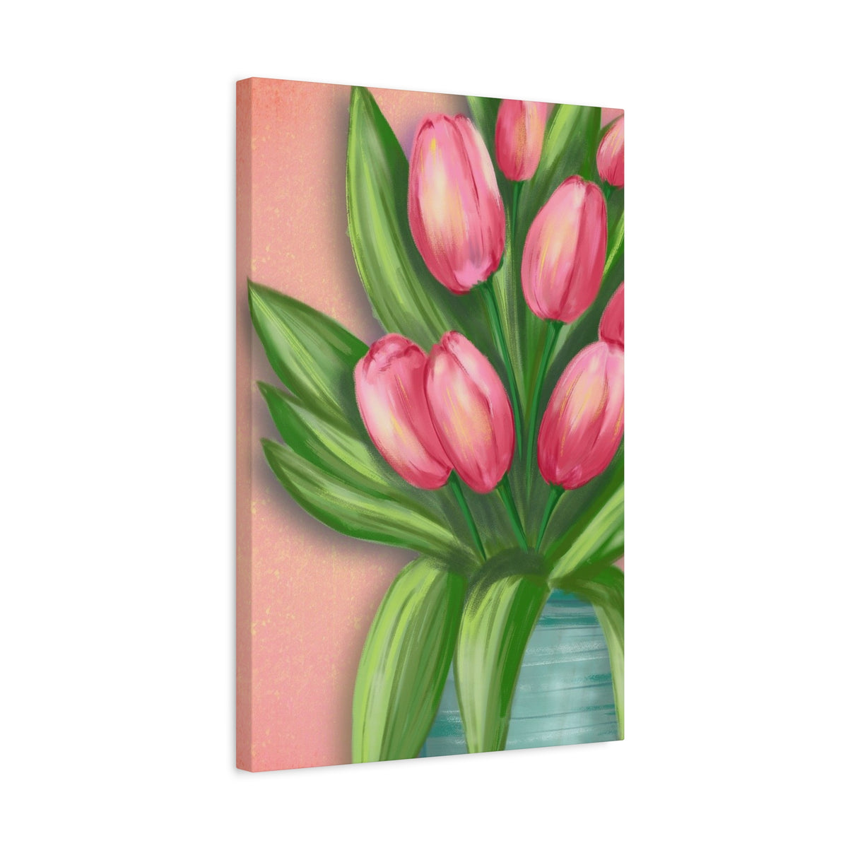 Matte Canvas, Stretched, 1.25" Tulips